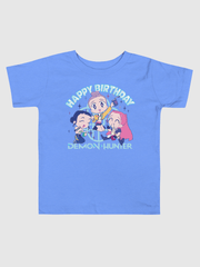 KPop Demon Hunters HUNTR/X Birthday Toddler Short Sleeve T-Shirt