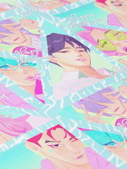 KPop Demon Hunters SAJA BOYS Birthday Wrapping Paper