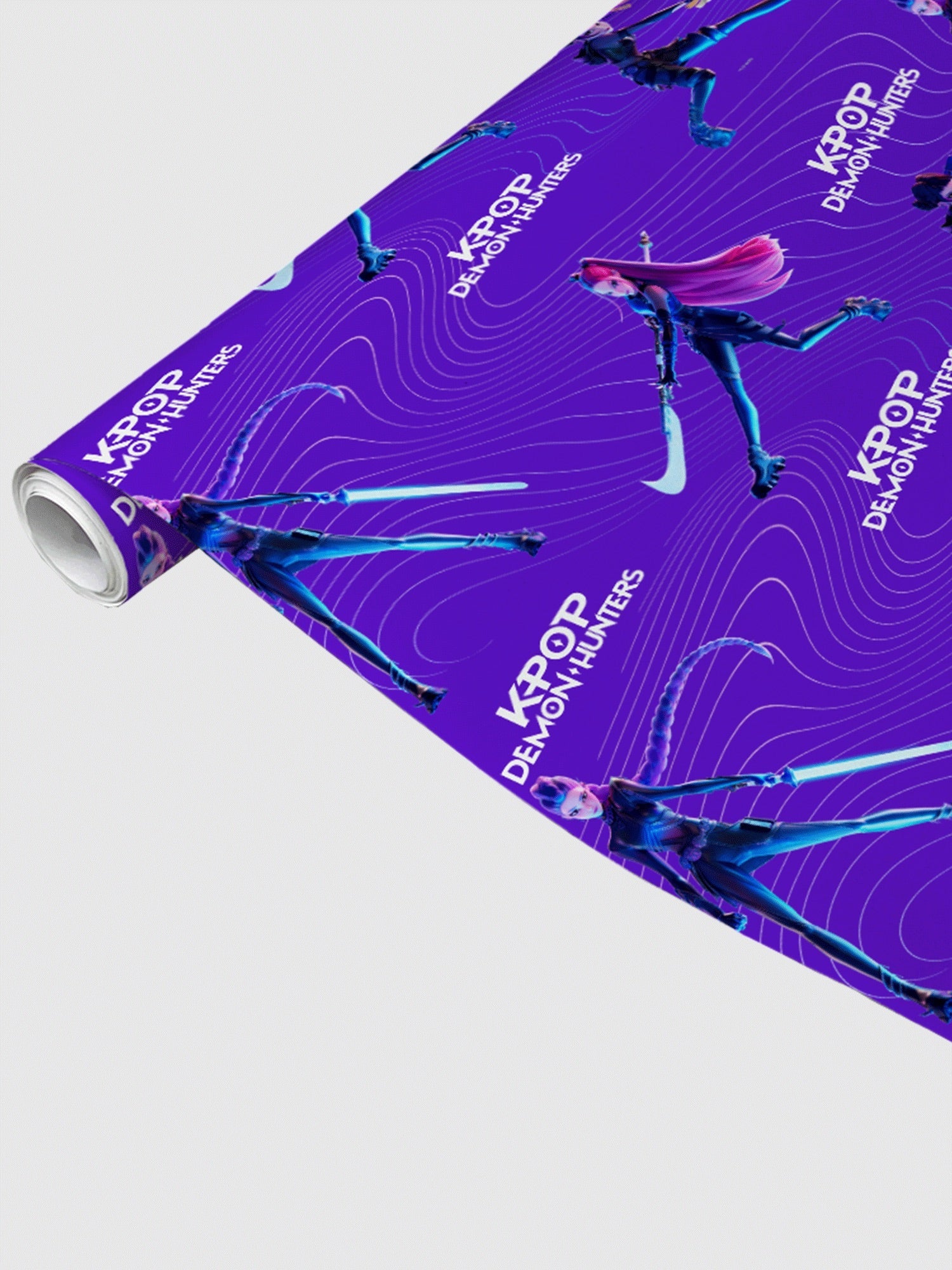 KPop Demon Hunters HUNTR/X Fighting Wrapping Paper