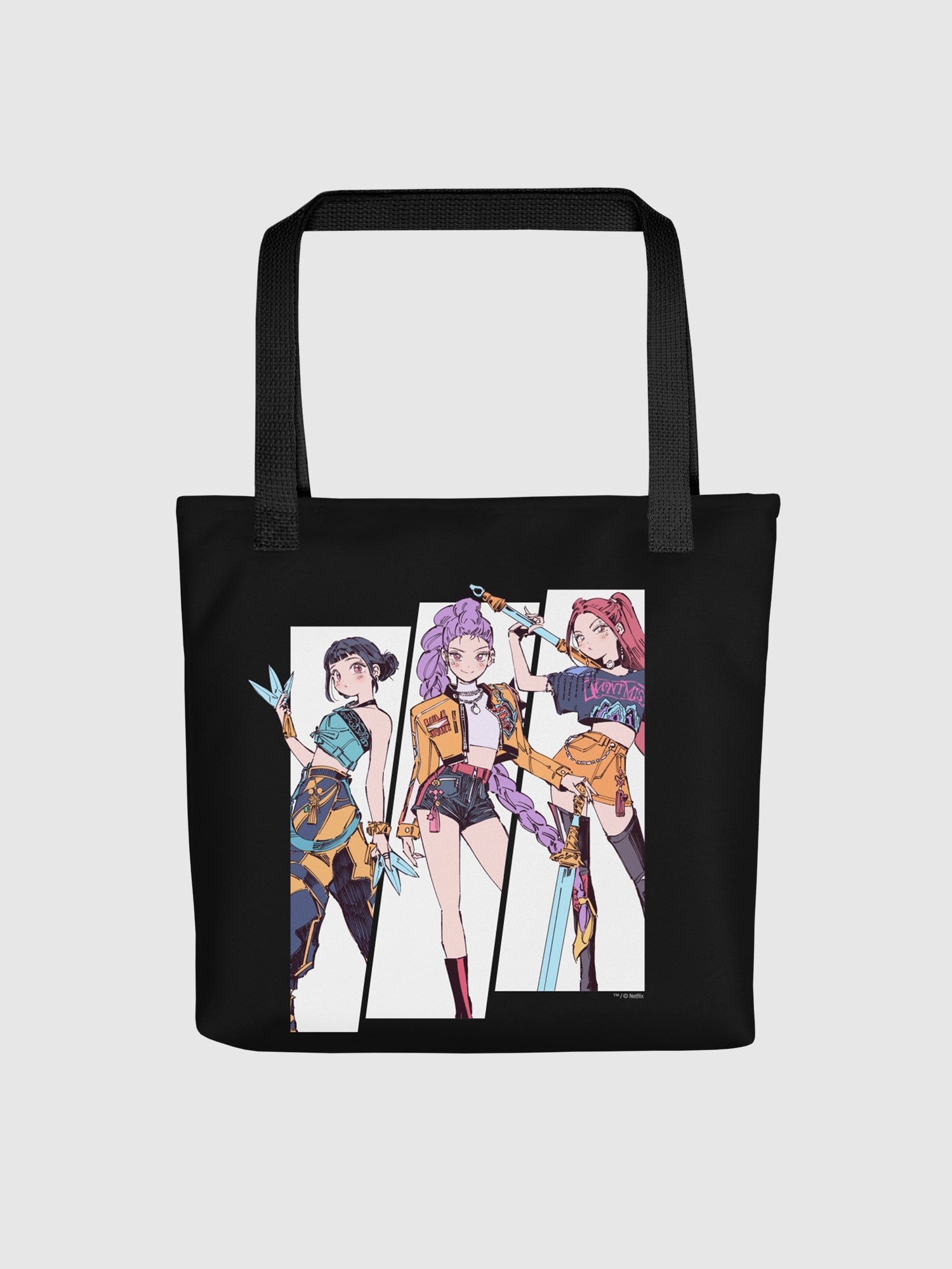 KPop Demon Hunters Tote Bag HUNTR/X + Saja Boys Polo Tokki