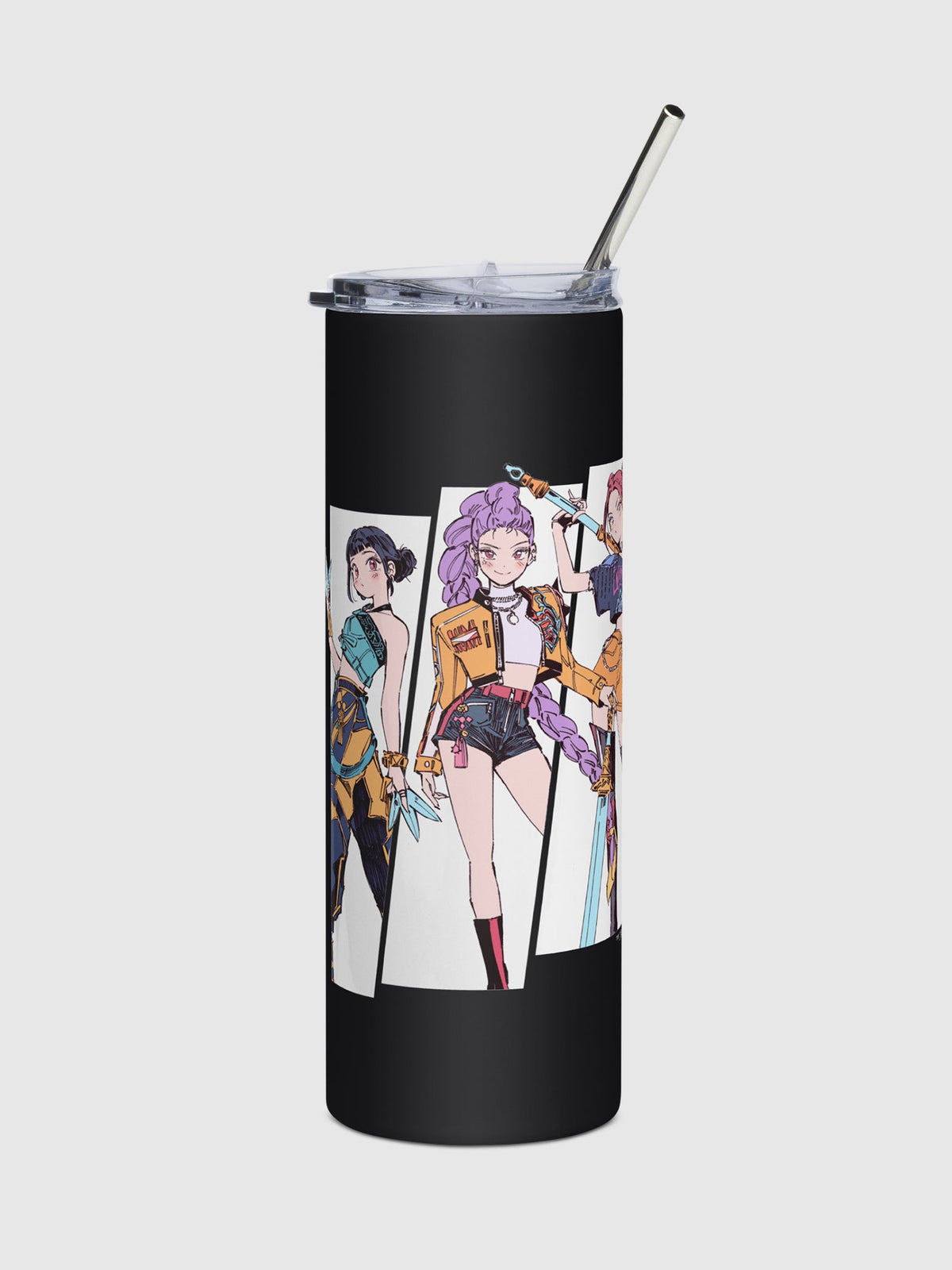 KPop Demon Hunters Tumbler HUNTR/X + Saja Boys Polo Tokki