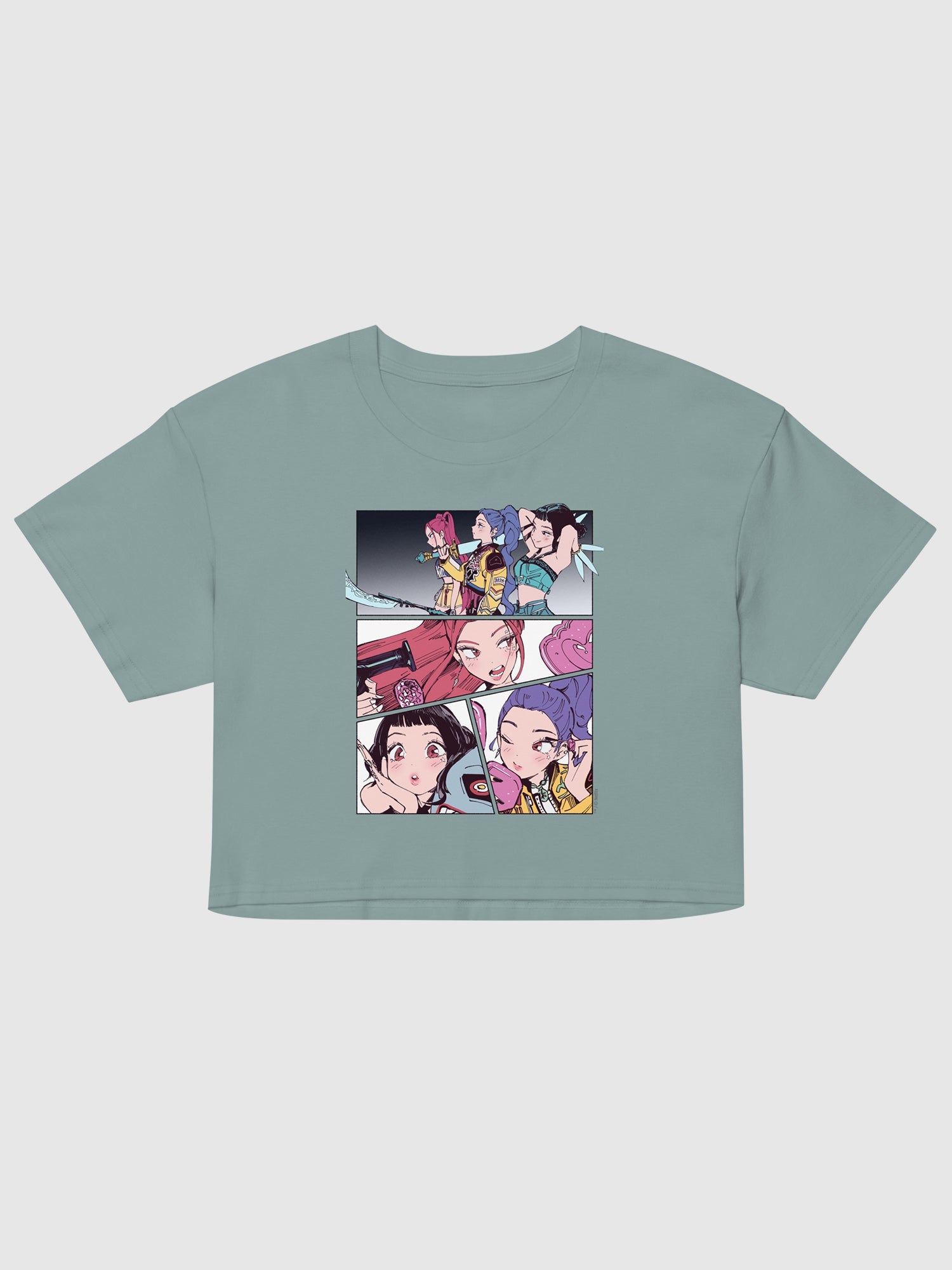 KPop Demon Hunters Women's Crop Top Polo Tokki