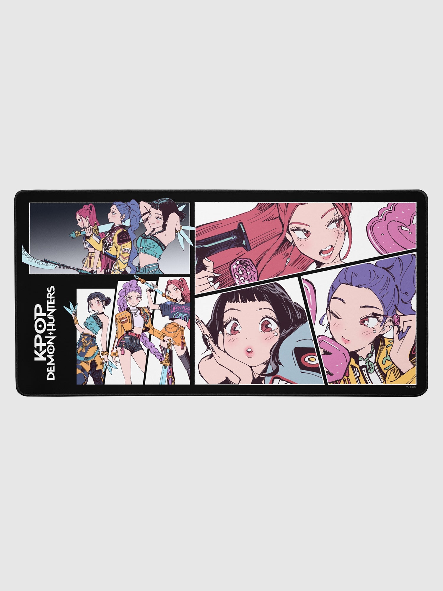 KPop Demon Hunters Desk Mat HUNTR/X Polo Tokki