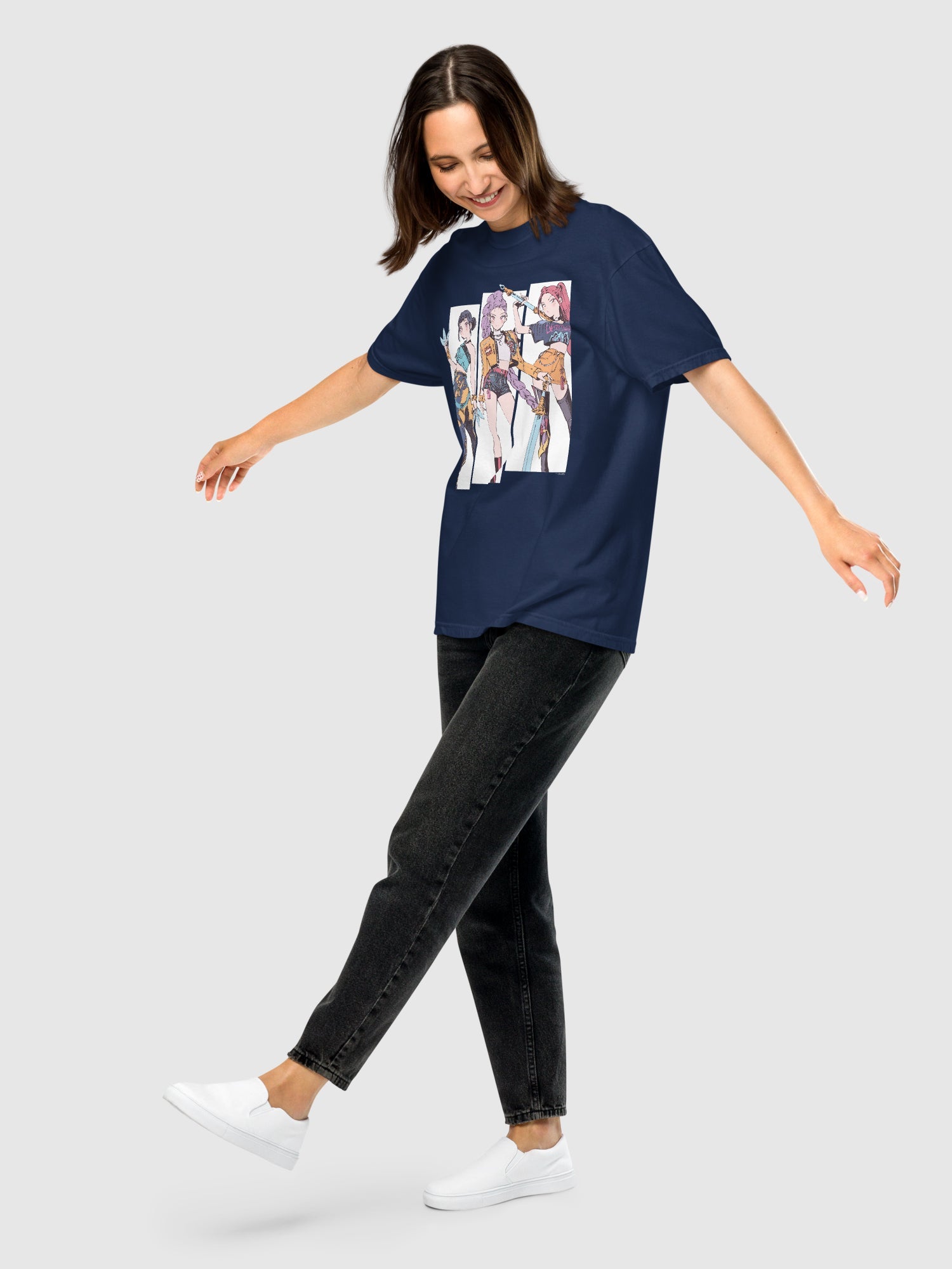 KPop Demon Hunters Comfort Colors T-Shirt HUNTR/X Polo Tokki