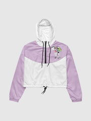 KPop Demon Hunters Cropped Windbreaker Half-Zip HUNTR/X