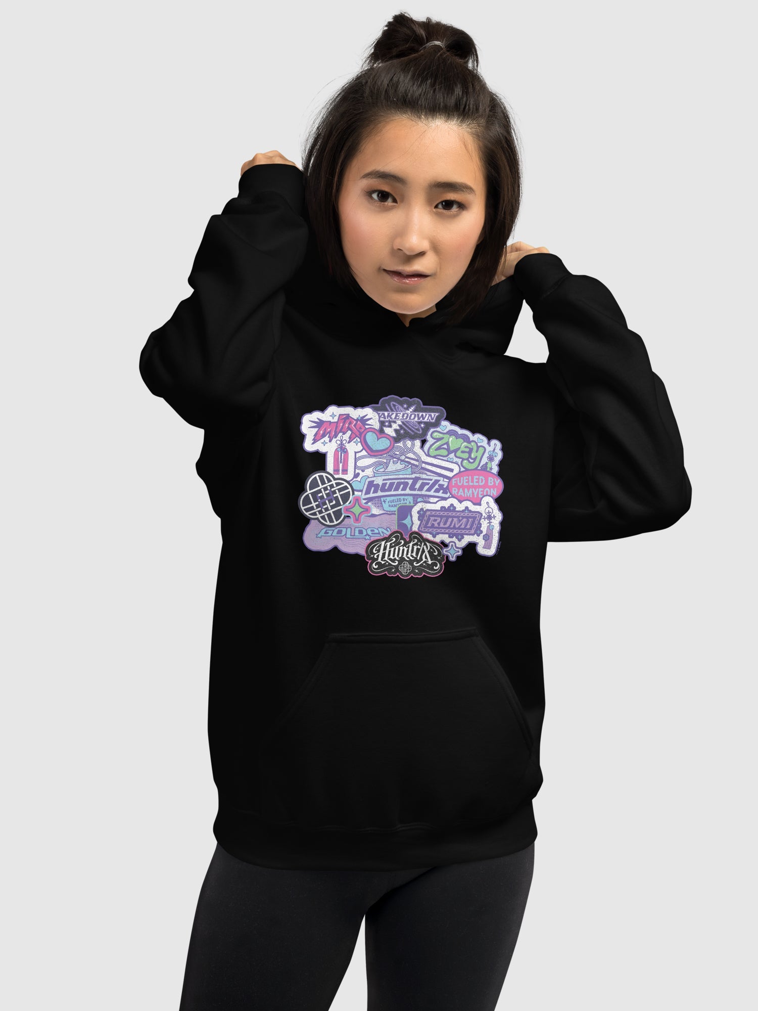 KPop Demon Hunters HUNTR/X Hoodie Collage