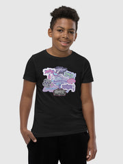 KPop Demon Hunters HUNTR/X Youth T-Shirt Collage