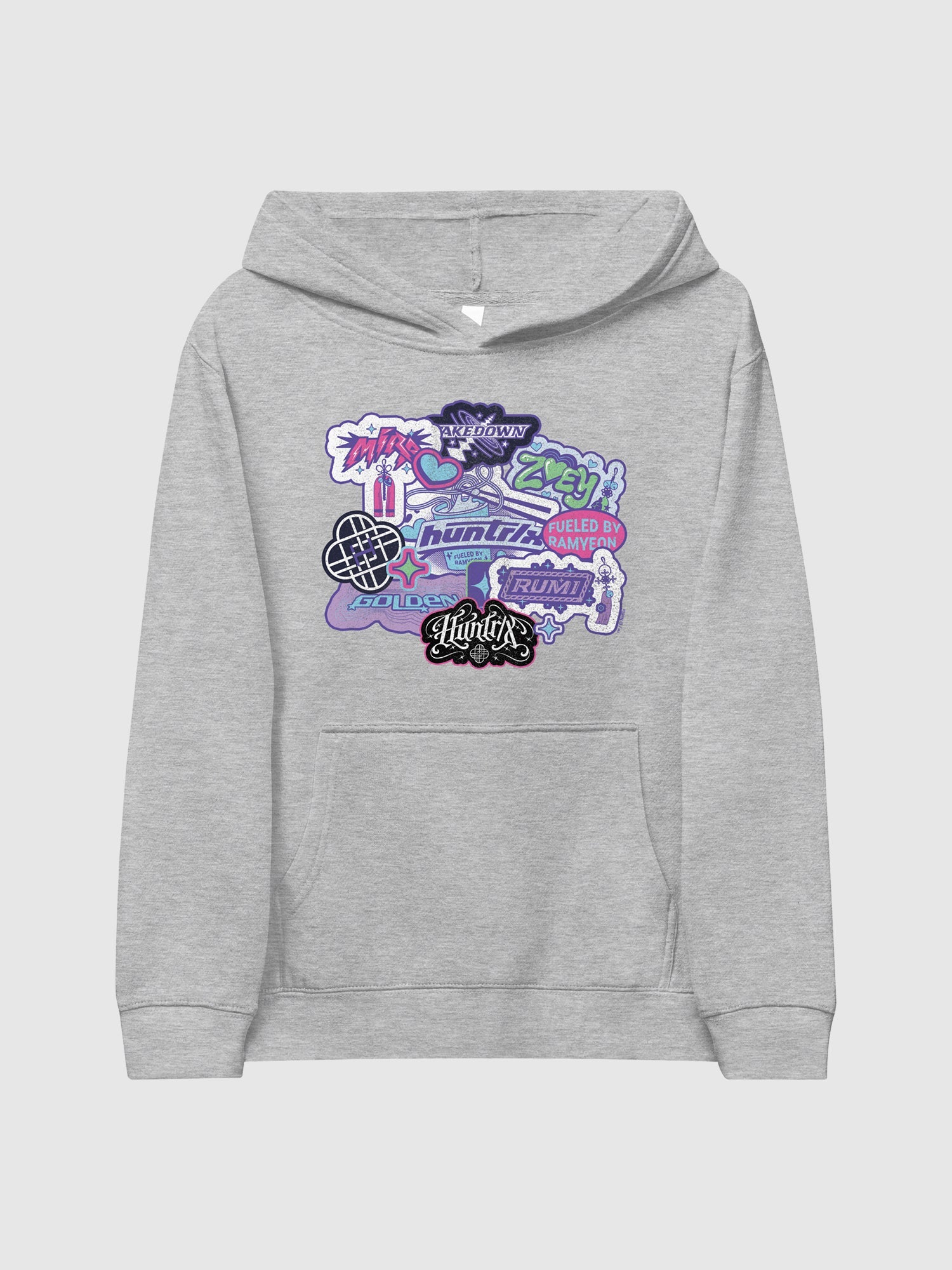 KPop Demon Hunters HUNTR/X Youth Hoodie Collage