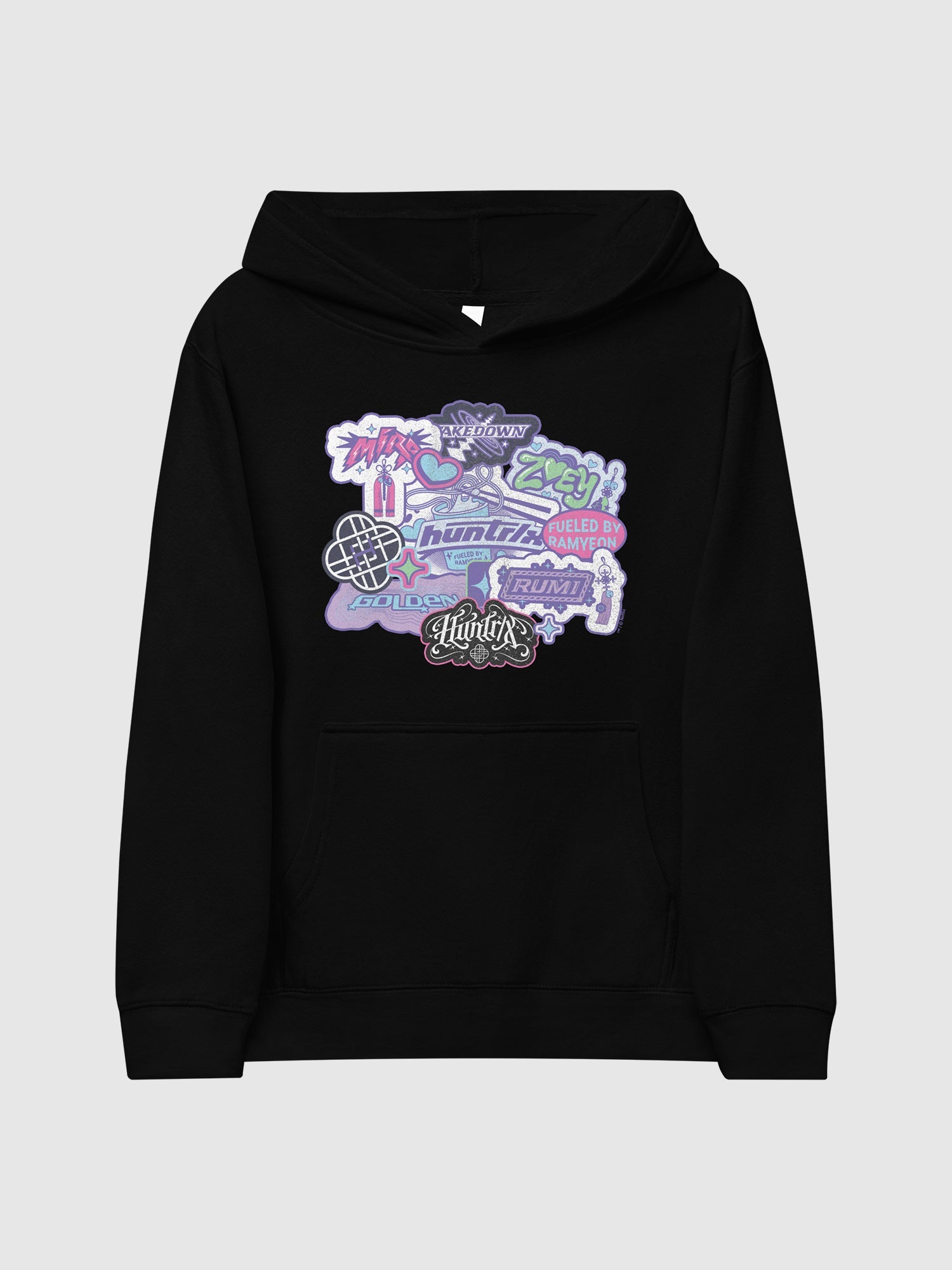 KPop Demon Hunters HUNTR/X Youth Hoodie Collage