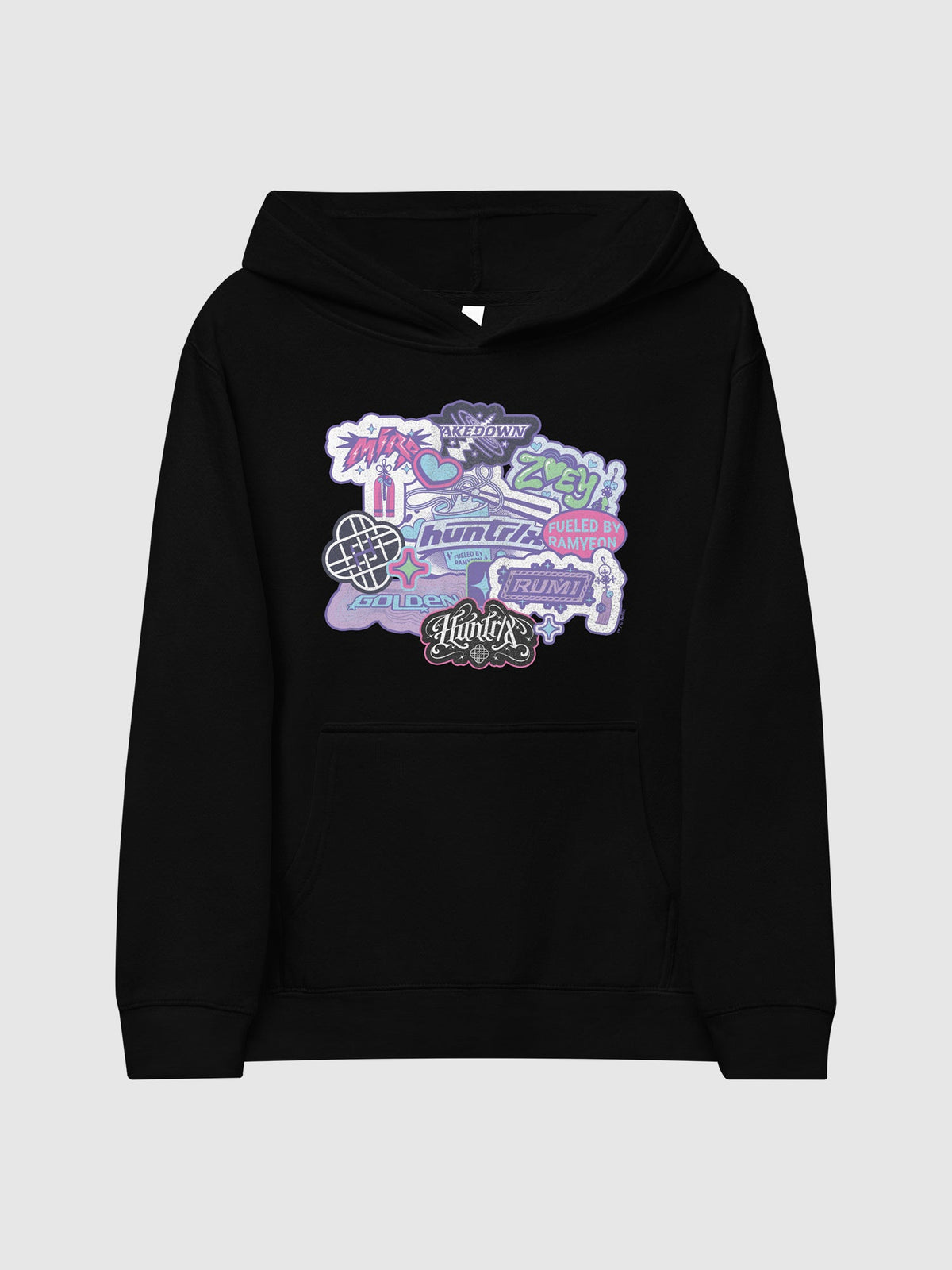 KPop Demon Hunters HUNTR/X Youth Hoodie Collage