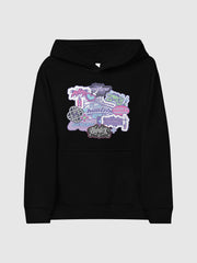 KPop Demon Hunters HUNTR/X Youth Hoodie Collage