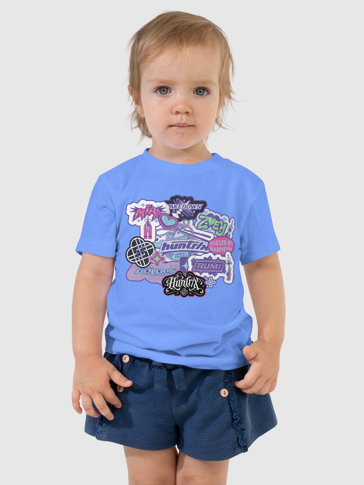 KPop Demon Hunters HUNTR/X Toddler T-Shirt Collage