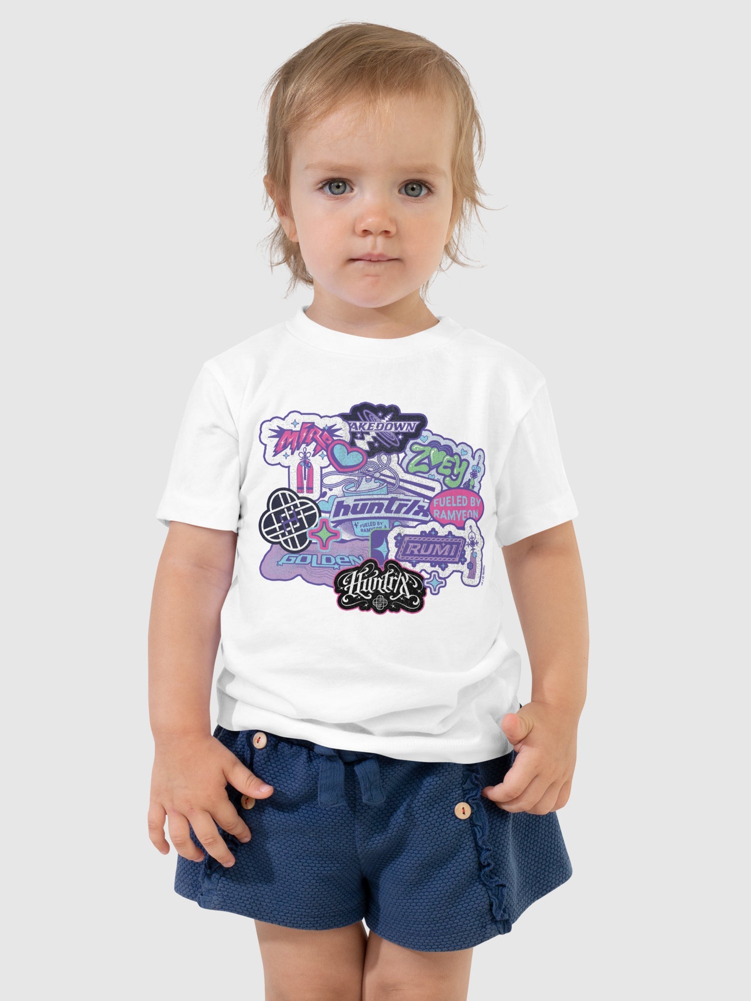 KPop Demon Hunters HUNTR/X Toddler T-Shirt Collage