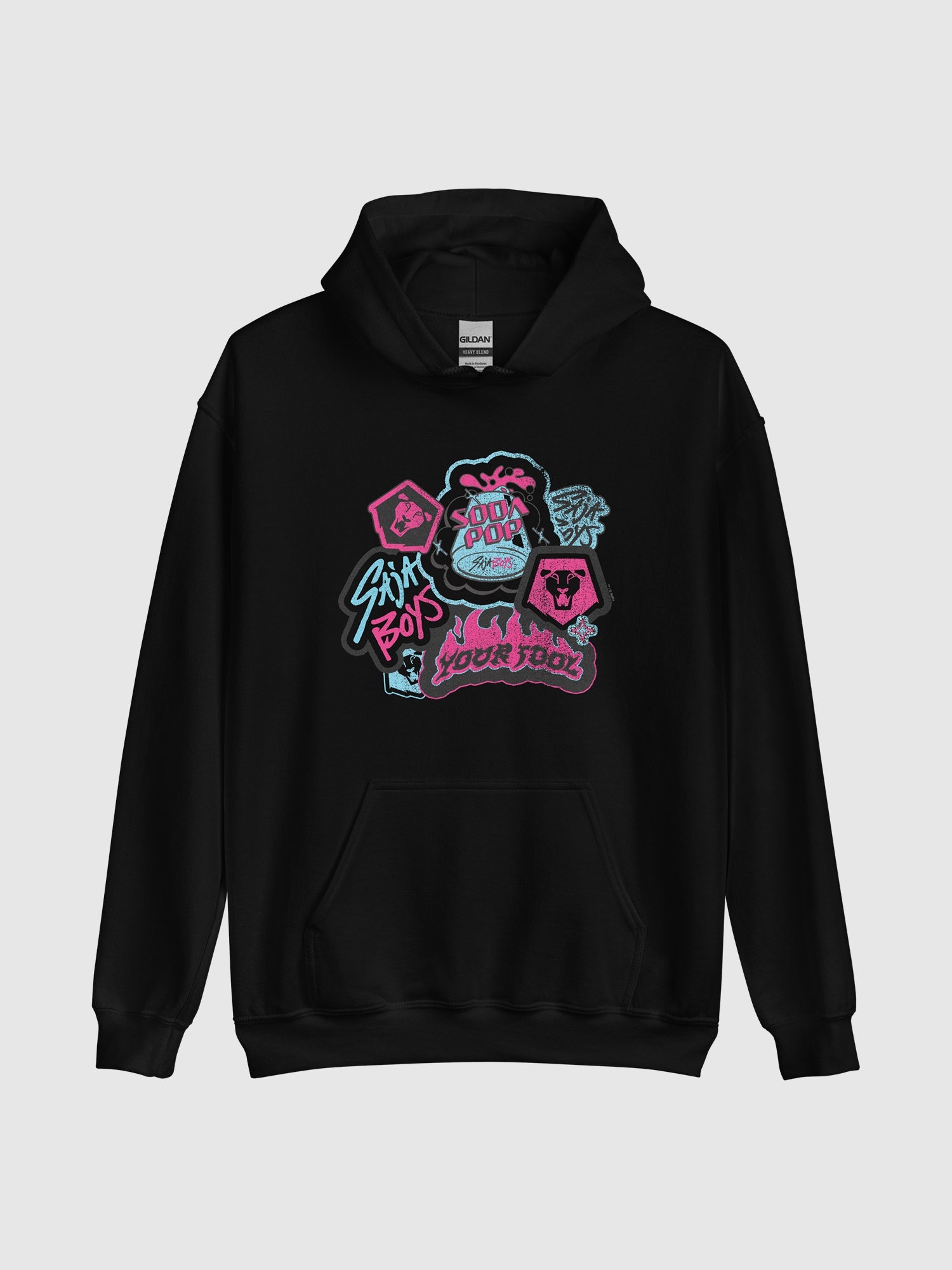 KPop Demon Hunters Hoodie Saja Boys Collage