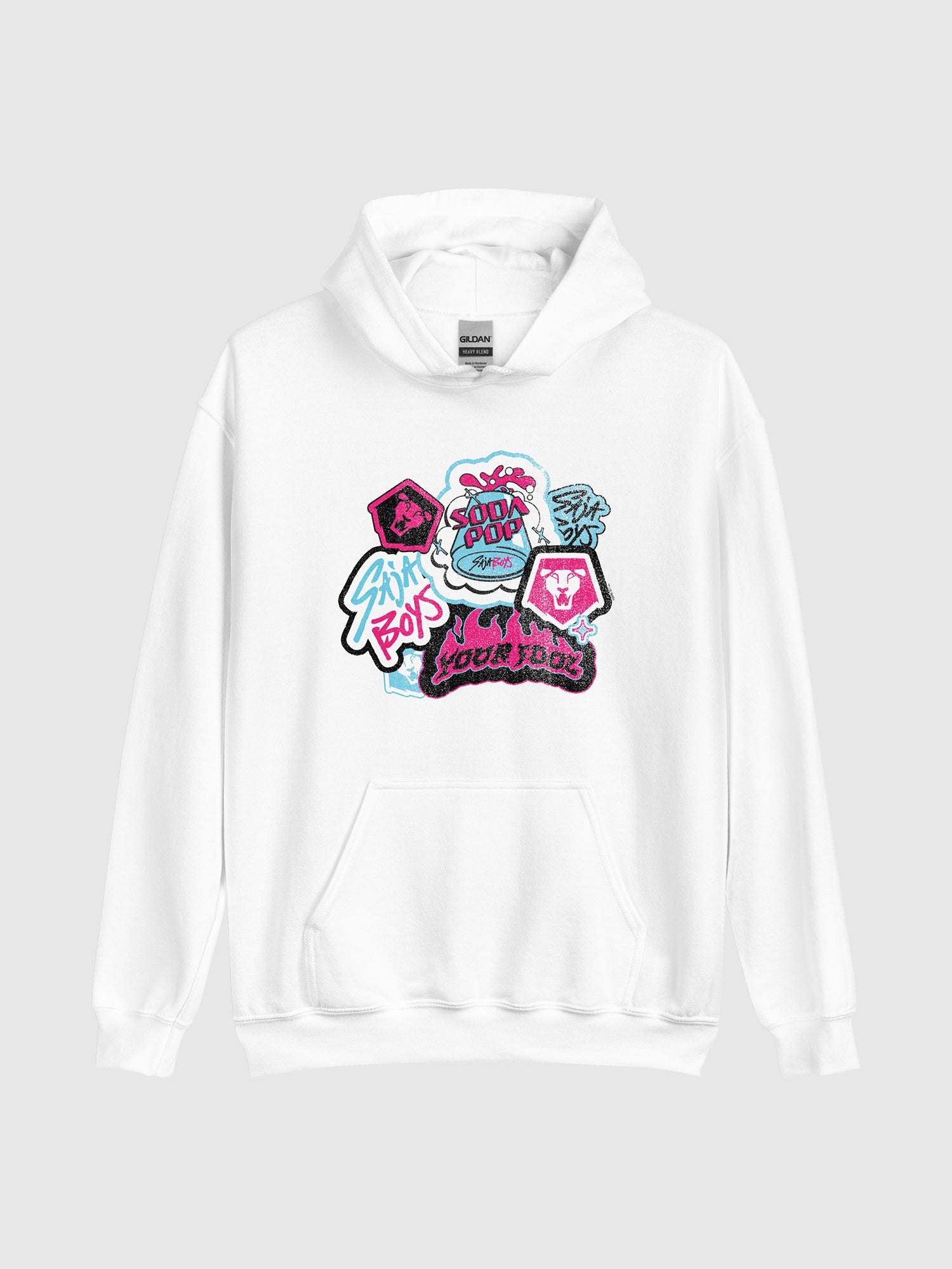 KPop Demon Hunters Hoodie Saja Boys Collage
