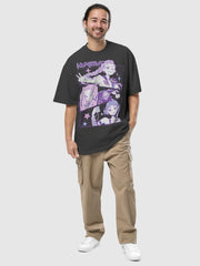 KPop Demon Hunters HUNTR/X Oversized Faded T-Shirt