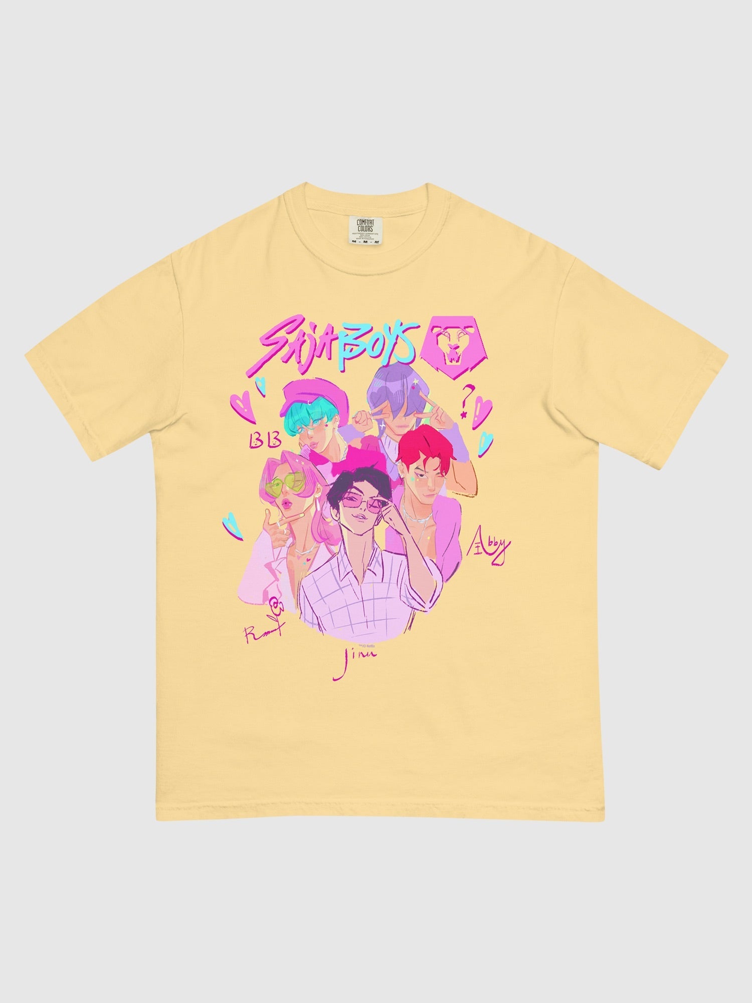 KPop Demon Hunters SAJA BOYS Comfort Colors T-Shirt