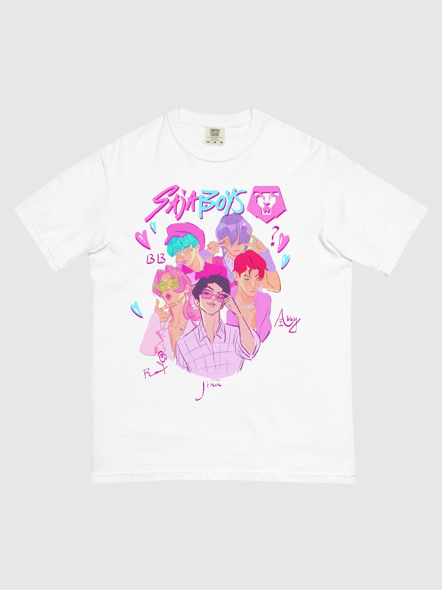 KPop Demon Hunters SAJA BOYS Comfort Colors T-Shirt
