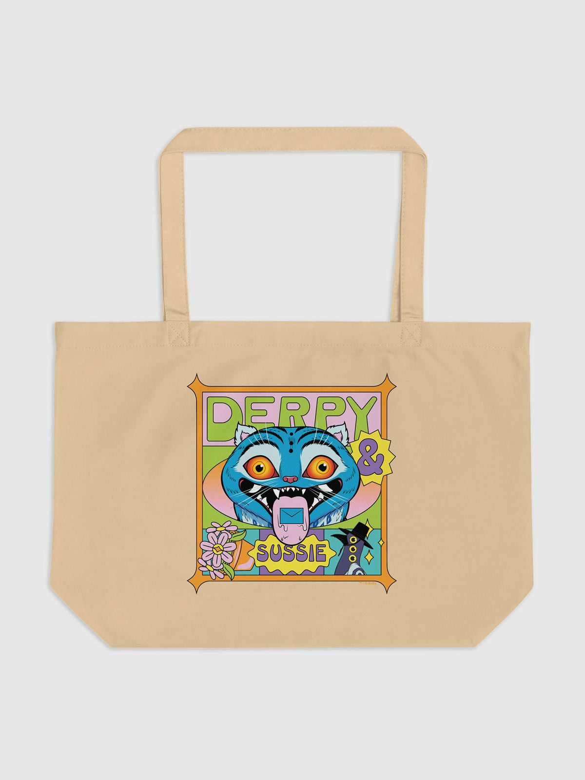 KPop Demon Hunters Tote Bag Derpy & Sussie Summer Festival