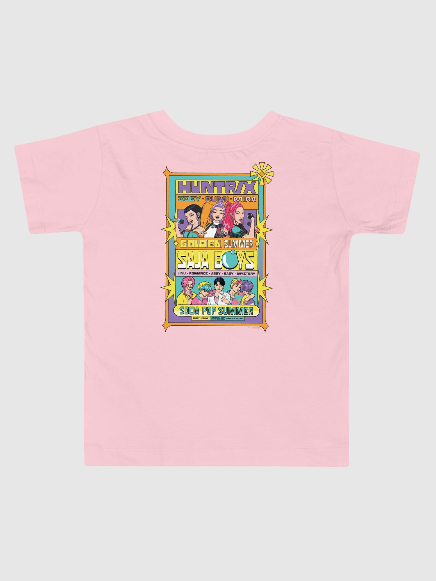 KPop Demon Hunters Toddler T-Shirt HUNTR/X & Saja Boys Tour Mode