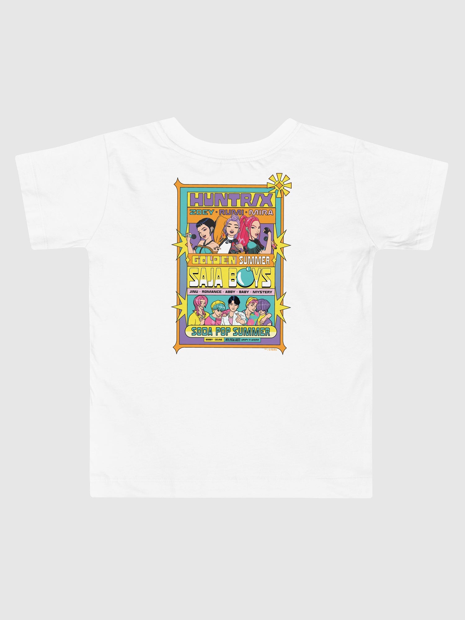 KPop Demon Hunters Toddler T-Shirt HUNTR/X & Saja Boys Tour Mode