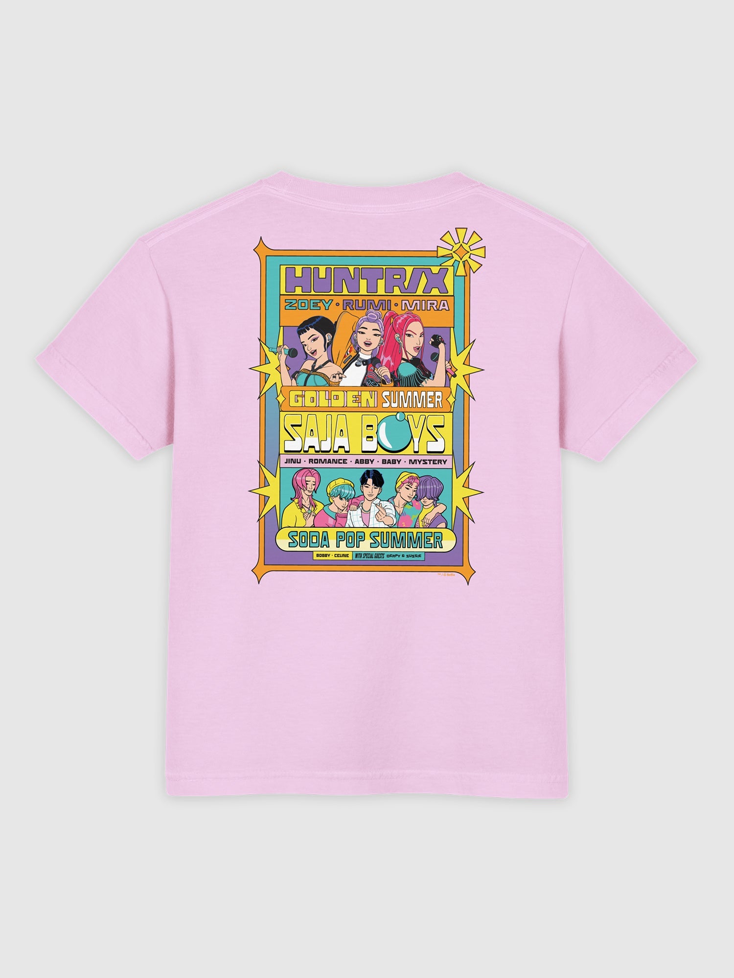 KPop Demon Hunters Youth T-Shirt HUNTR/X & Saja Boys Tour Mode