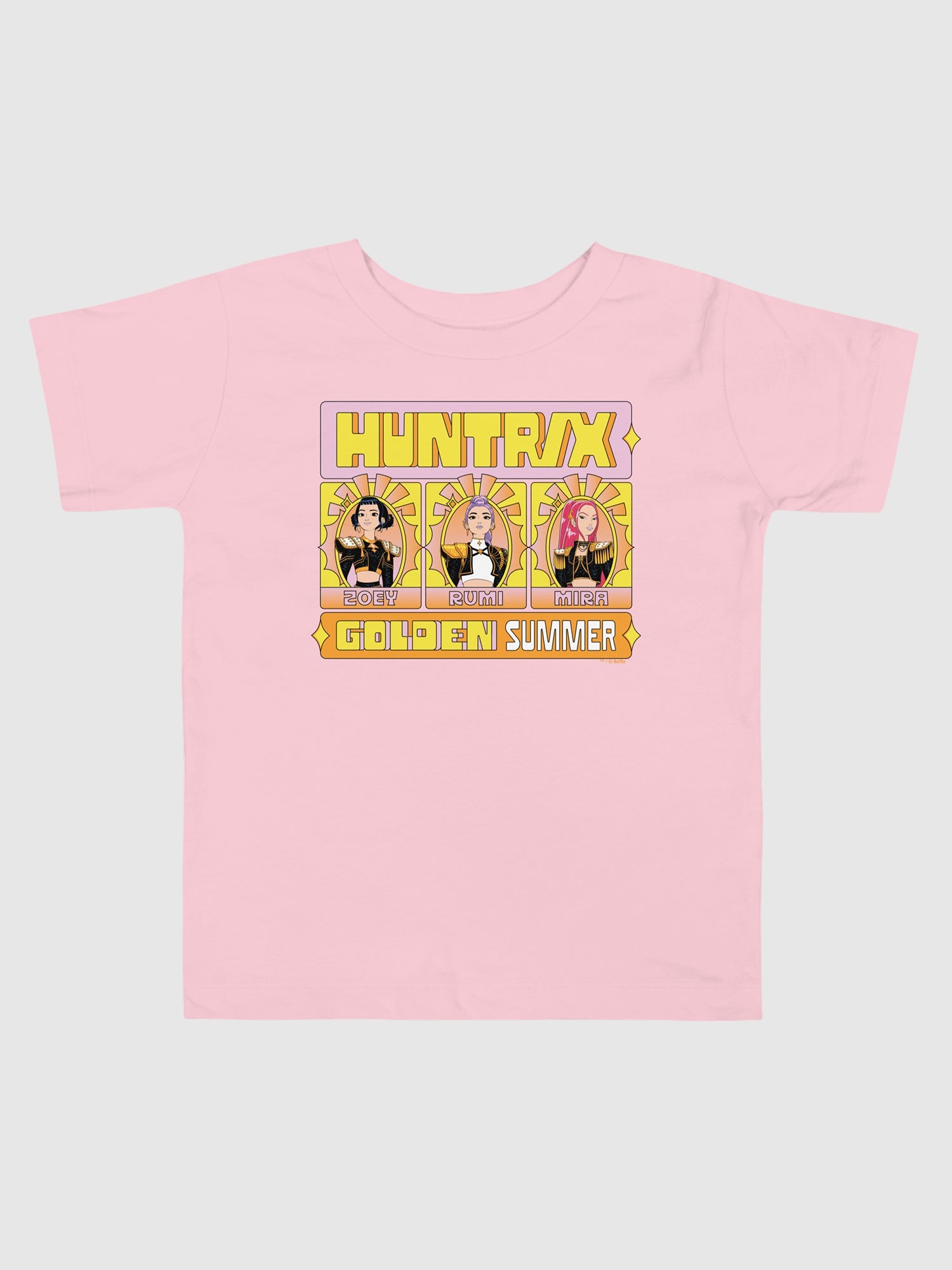 KPop Demon Hunters Toddler T-Shirt HUNTR/X Golden Summer