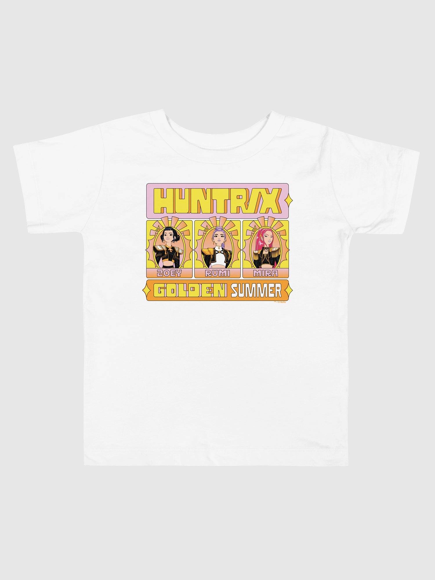 KPop Demon Hunters Toddler T-Shirt HUNTR/X Golden Summer