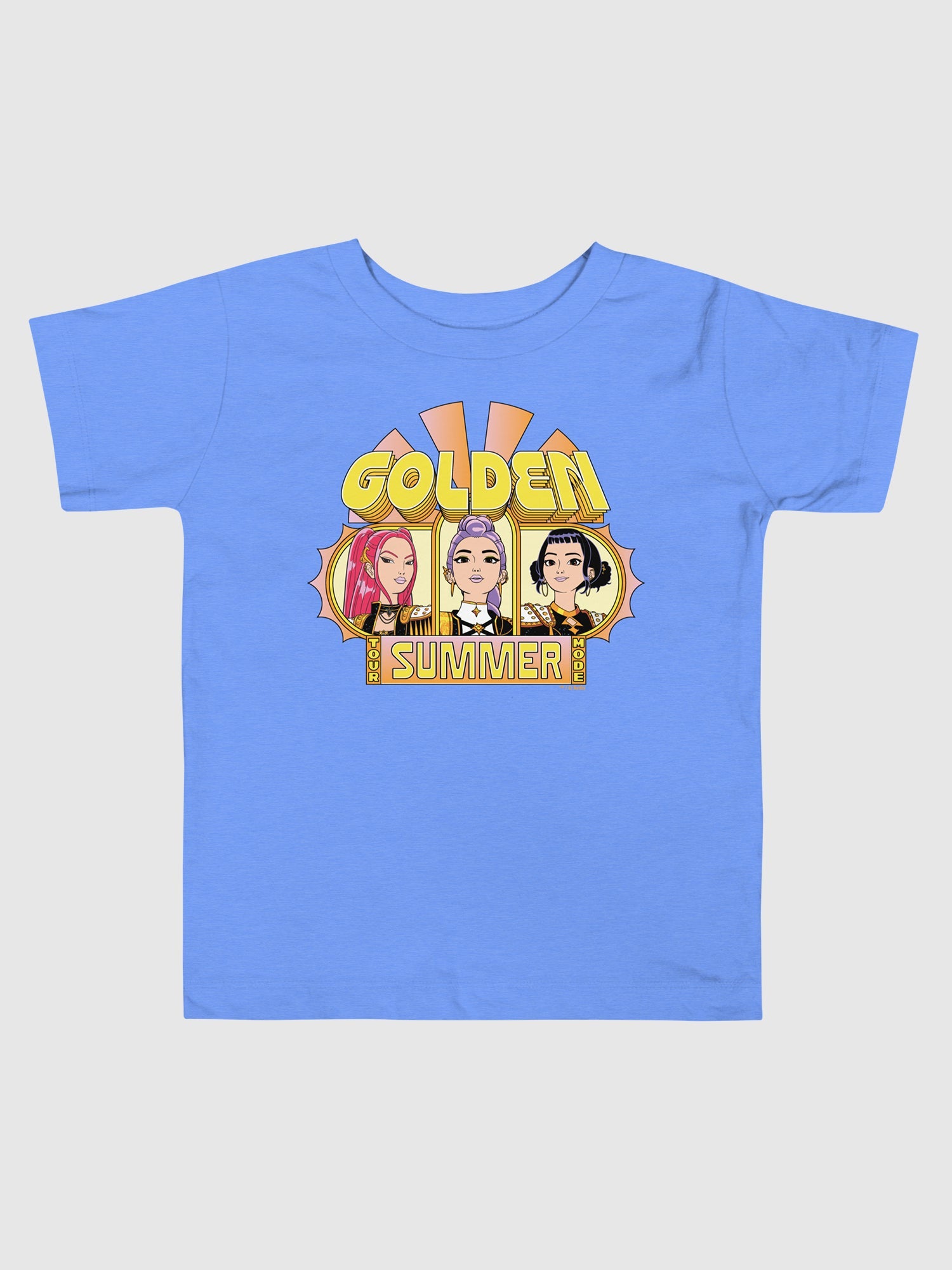 KPop Demon Hunters Toddler T-Shirt HUNTR/X Golden Summer Tour