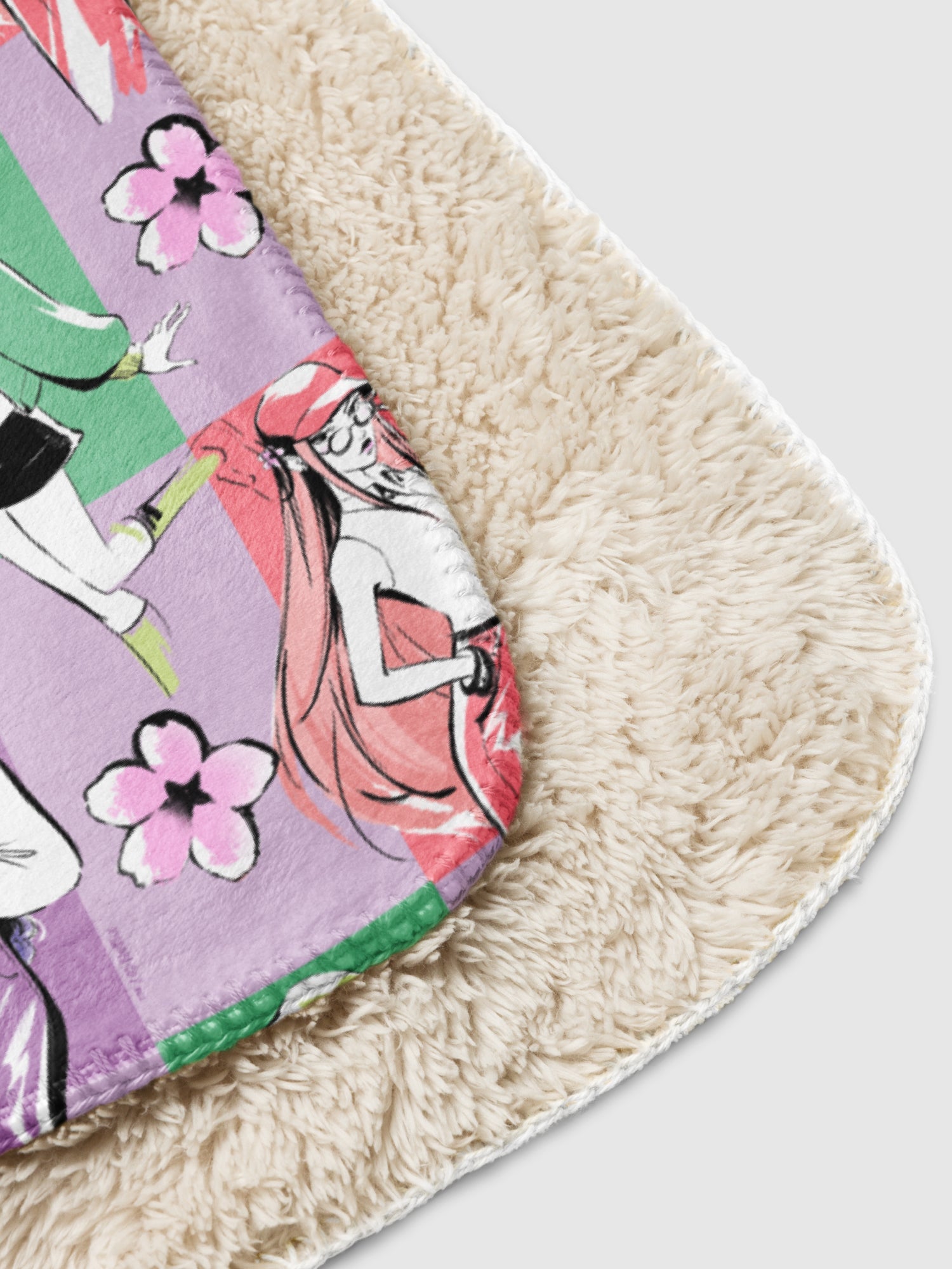 KPop Demon Hunters HUNTR/X Sherpa Blanket Spring