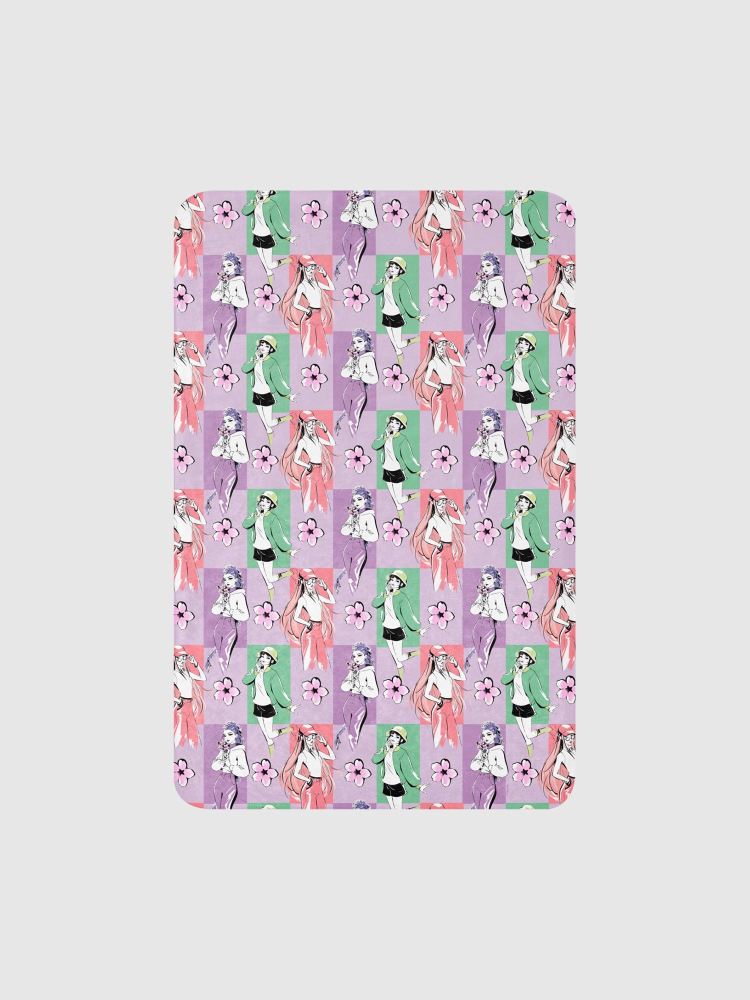 KPop Demon Hunters HUNTR/X Sherpa Blanket Spring