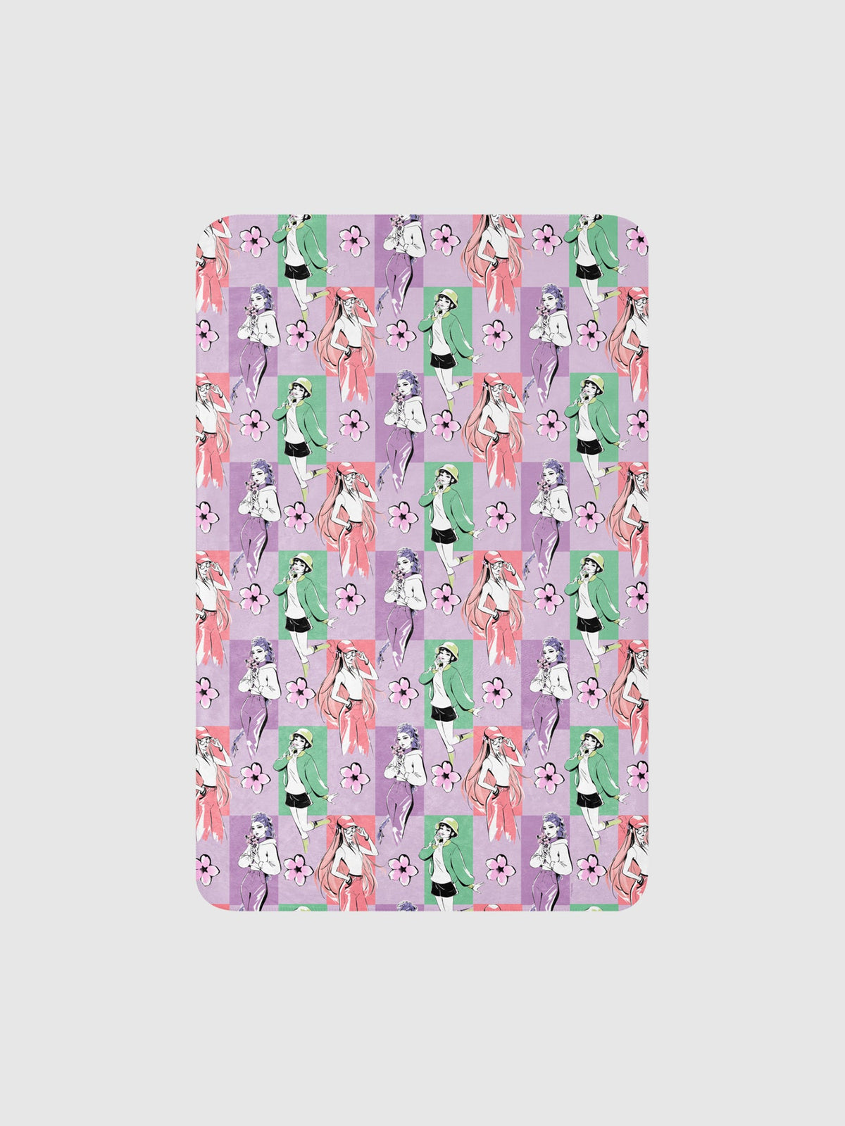 KPop Demon Hunters HUNTR/X Sherpa Blanket Spring