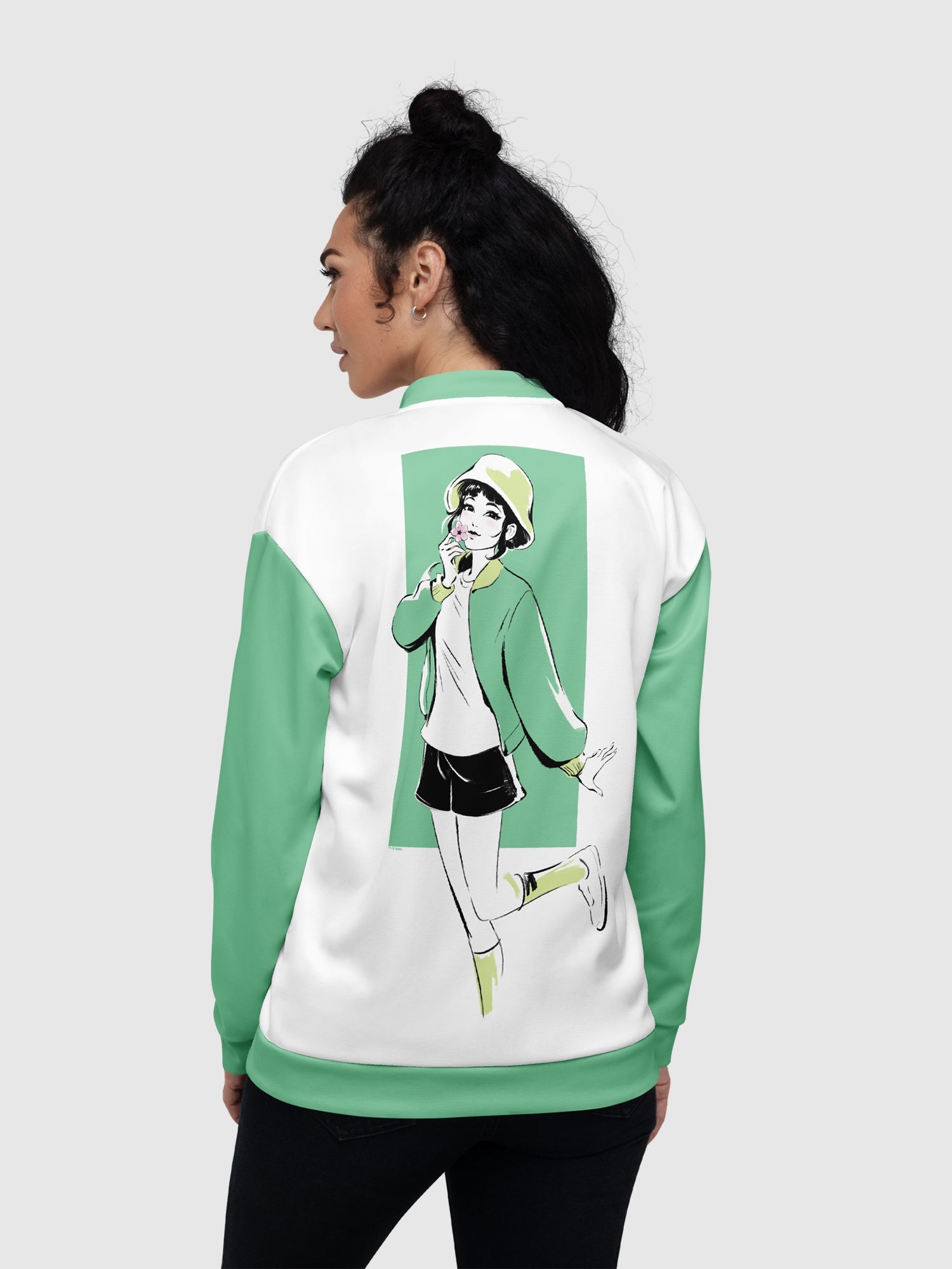 KPop Demon Hunters Bomber Jacket Zoey Spring