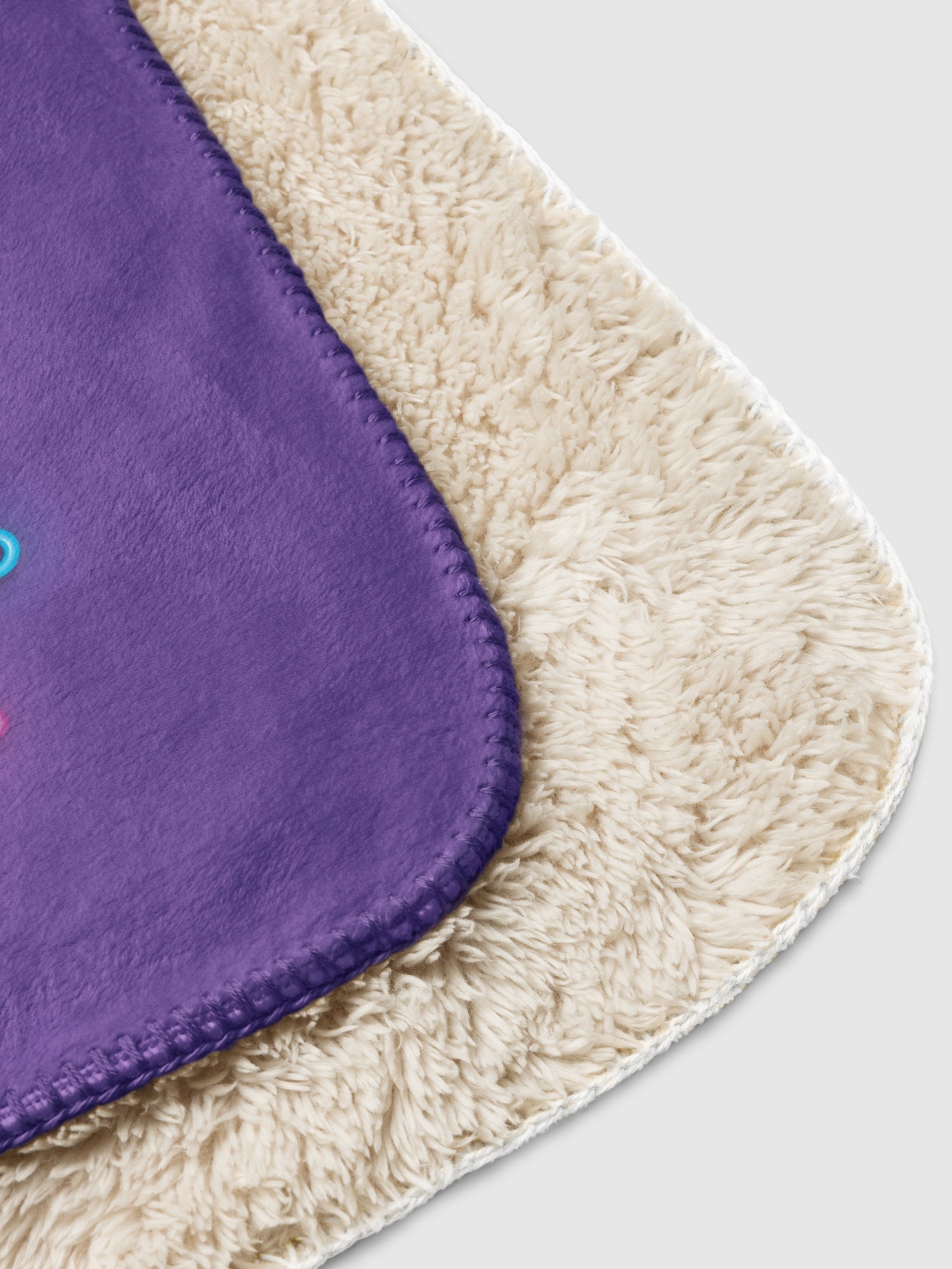 KPop Demon Hunters Personalized Sherpa Blanket Light Up The Dark