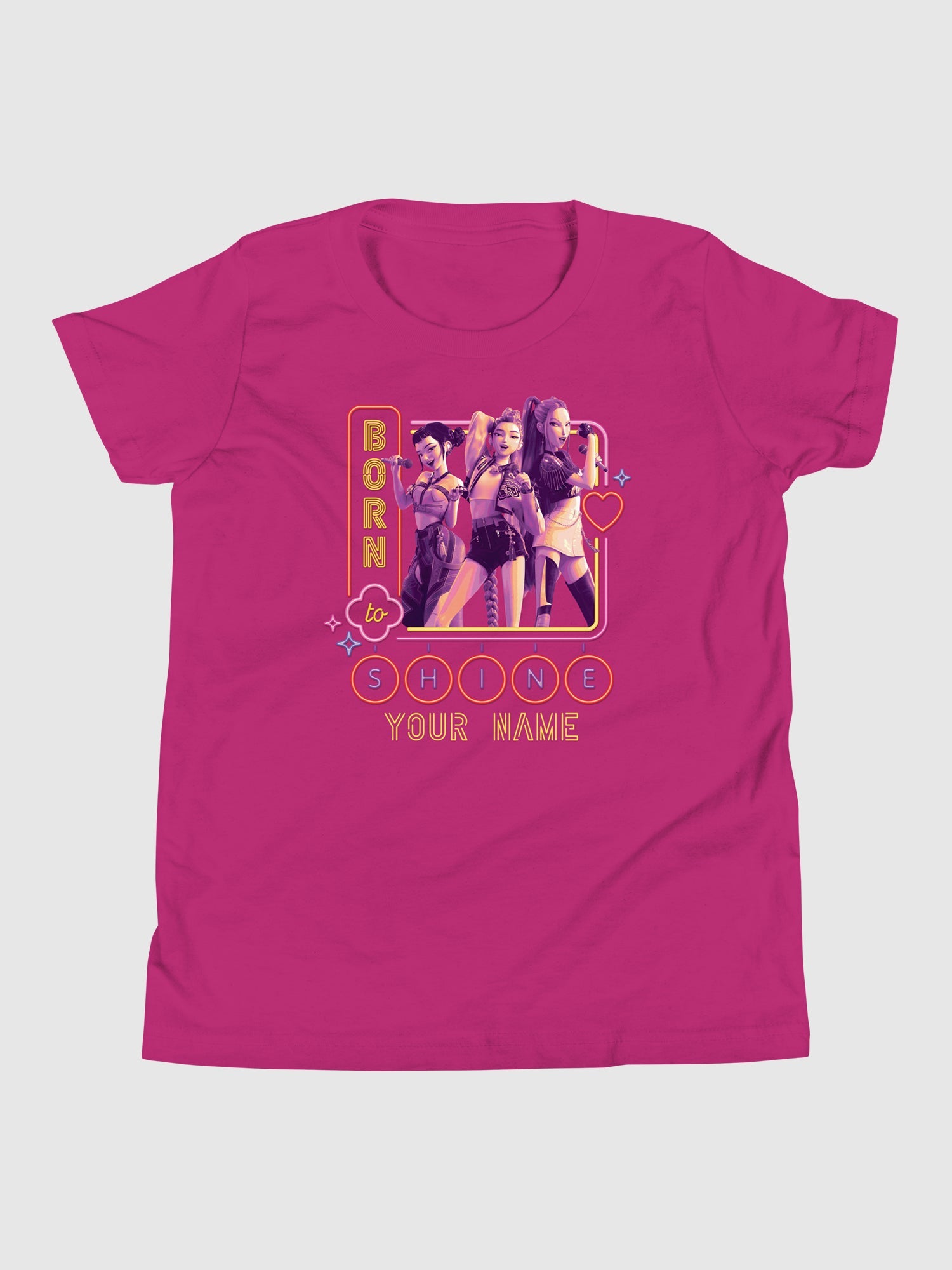 KPop Demon Hunters Personalized Kids T-Shirt Summer Nights
