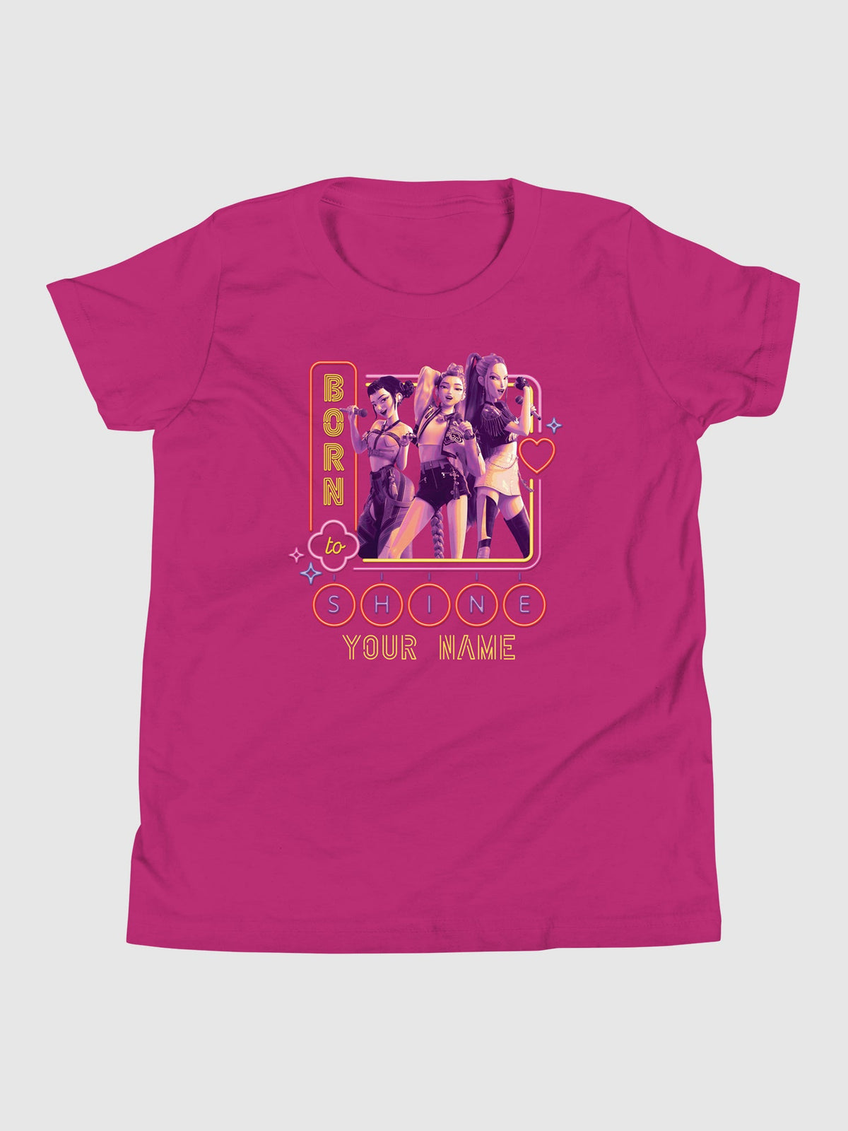 KPop Demon Hunters Personalized Kids T-Shirt Summer Nights