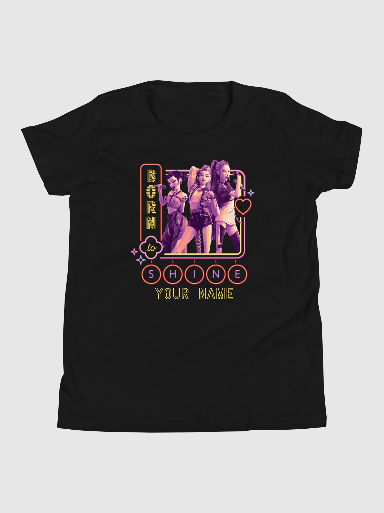 KPop Demon Hunters Personalized Kids T-Shirt Summer Nights