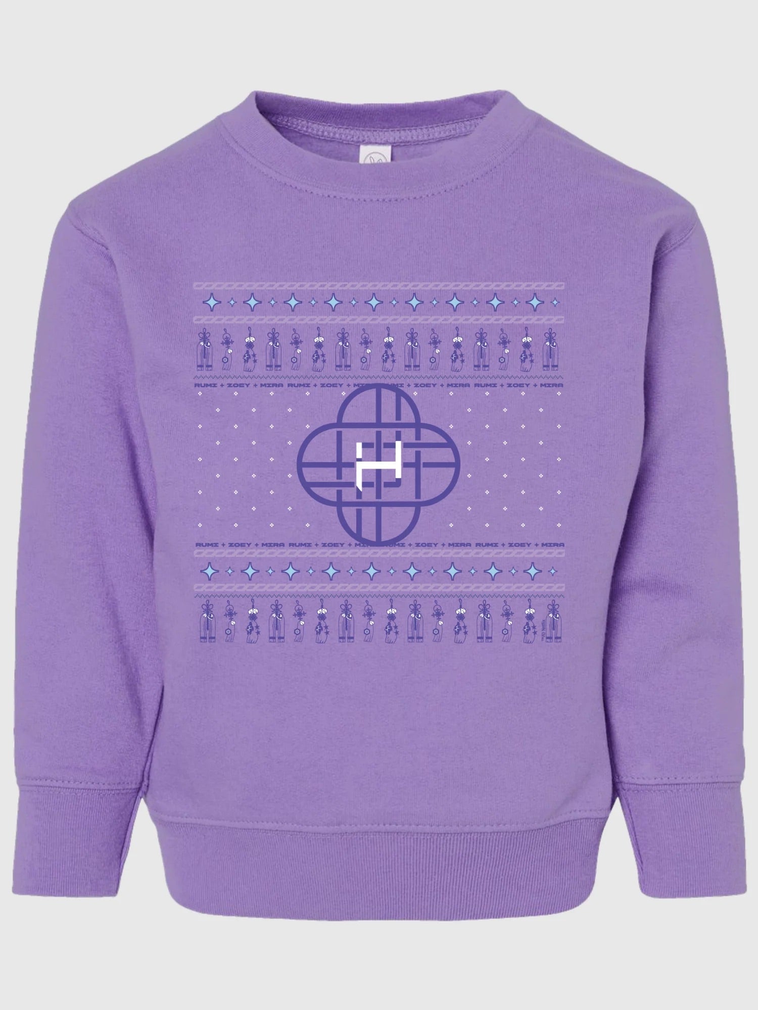 KPop Demon Hunters Toddler Crewneck Sweatshirt Holiday