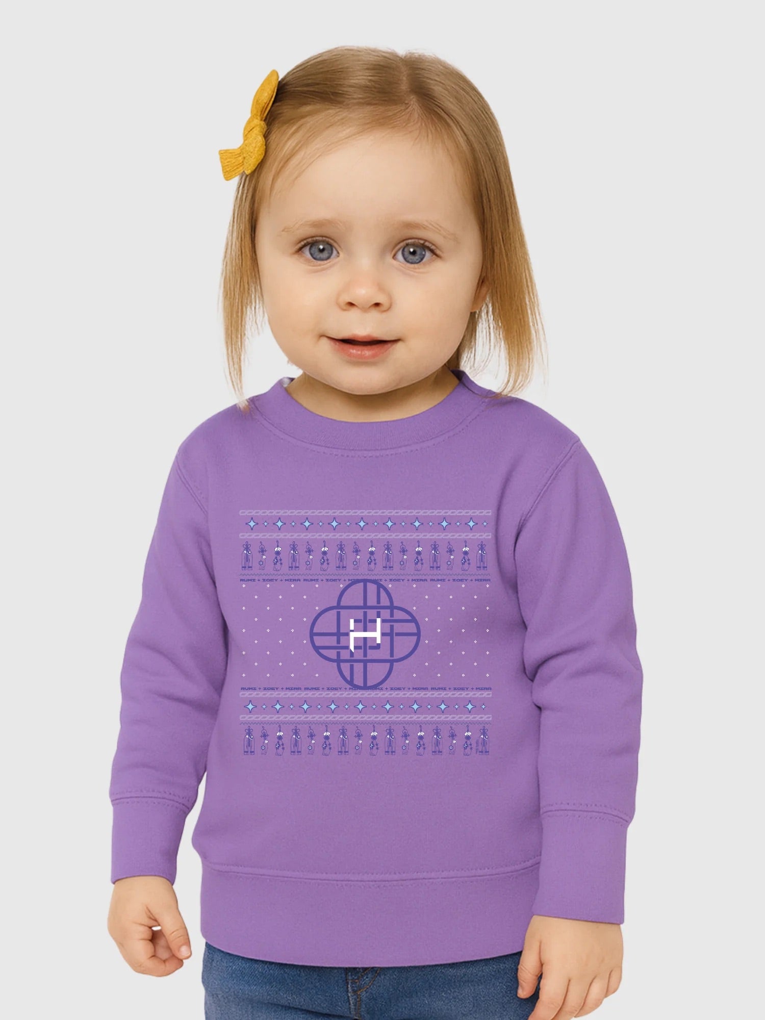 KPop Demon Hunters Toddler Crewneck Sweatshirt Holiday