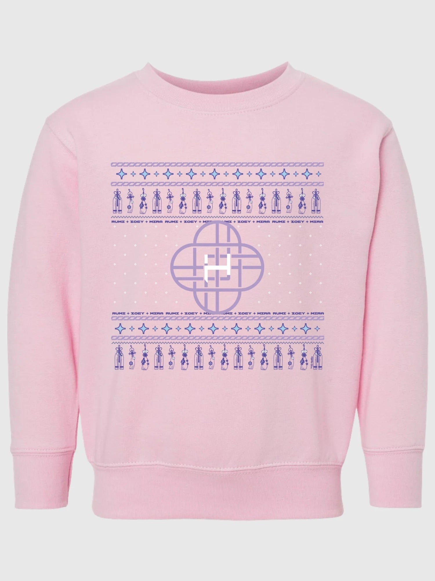 KPop Demon Hunters Toddler Crewneck Sweatshirt Holiday