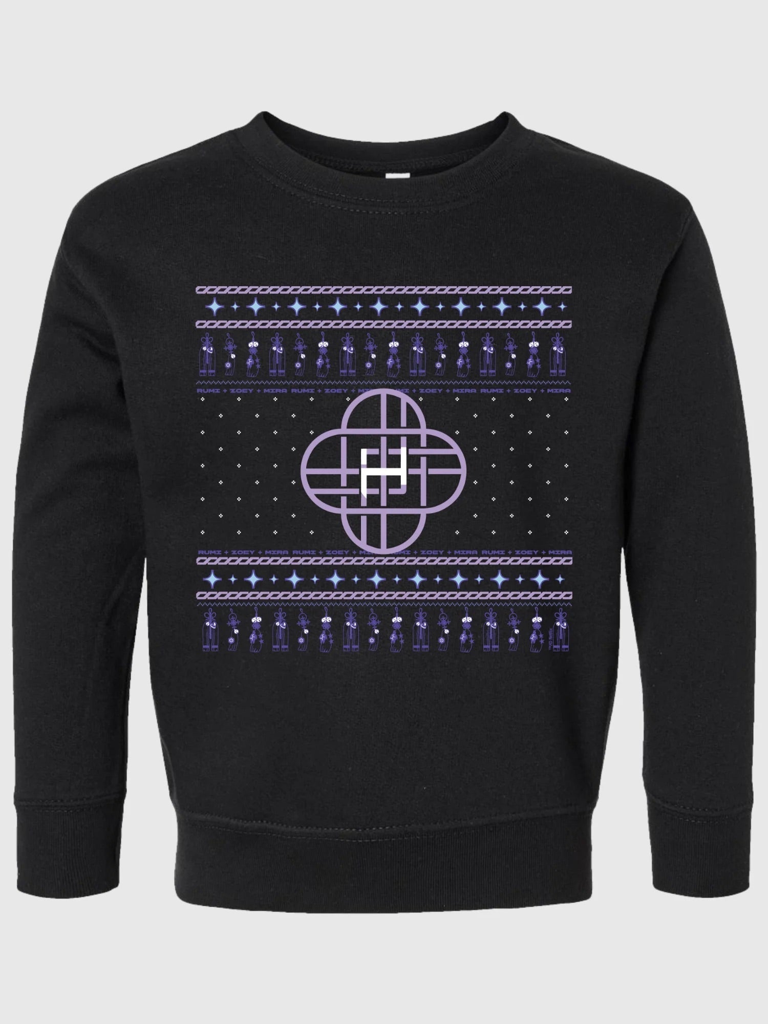 KPop Demon Hunters Toddler Crewneck Sweatshirt Holiday