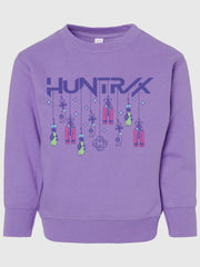 KPop Demon Hunters Toddler Crewneck Sweatshirt HUNTR/X Holiday Charms
