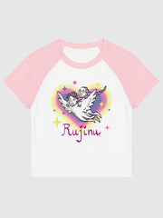 KPop Demon Hunters Women's Raglan Baby Tee Rujinu