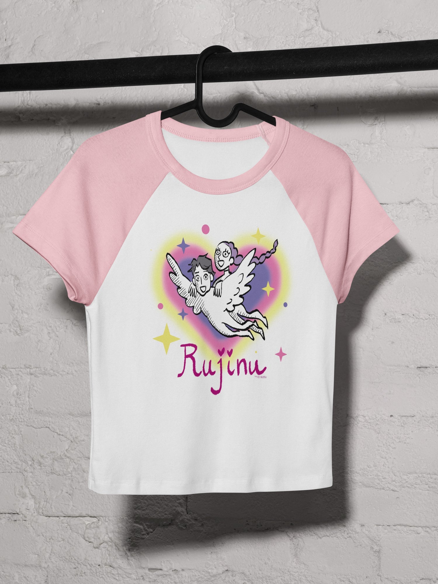 KPop Demon Hunters Women's Raglan Baby Tee Rujinu