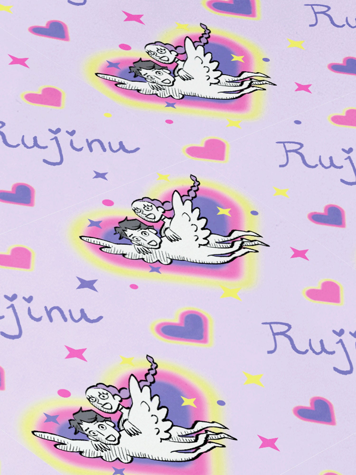 KPop Demon Hunters Satin Gift Wrap Rujinu