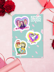 KPop Demon Hunters Sticker Sheet Relation-Shipped