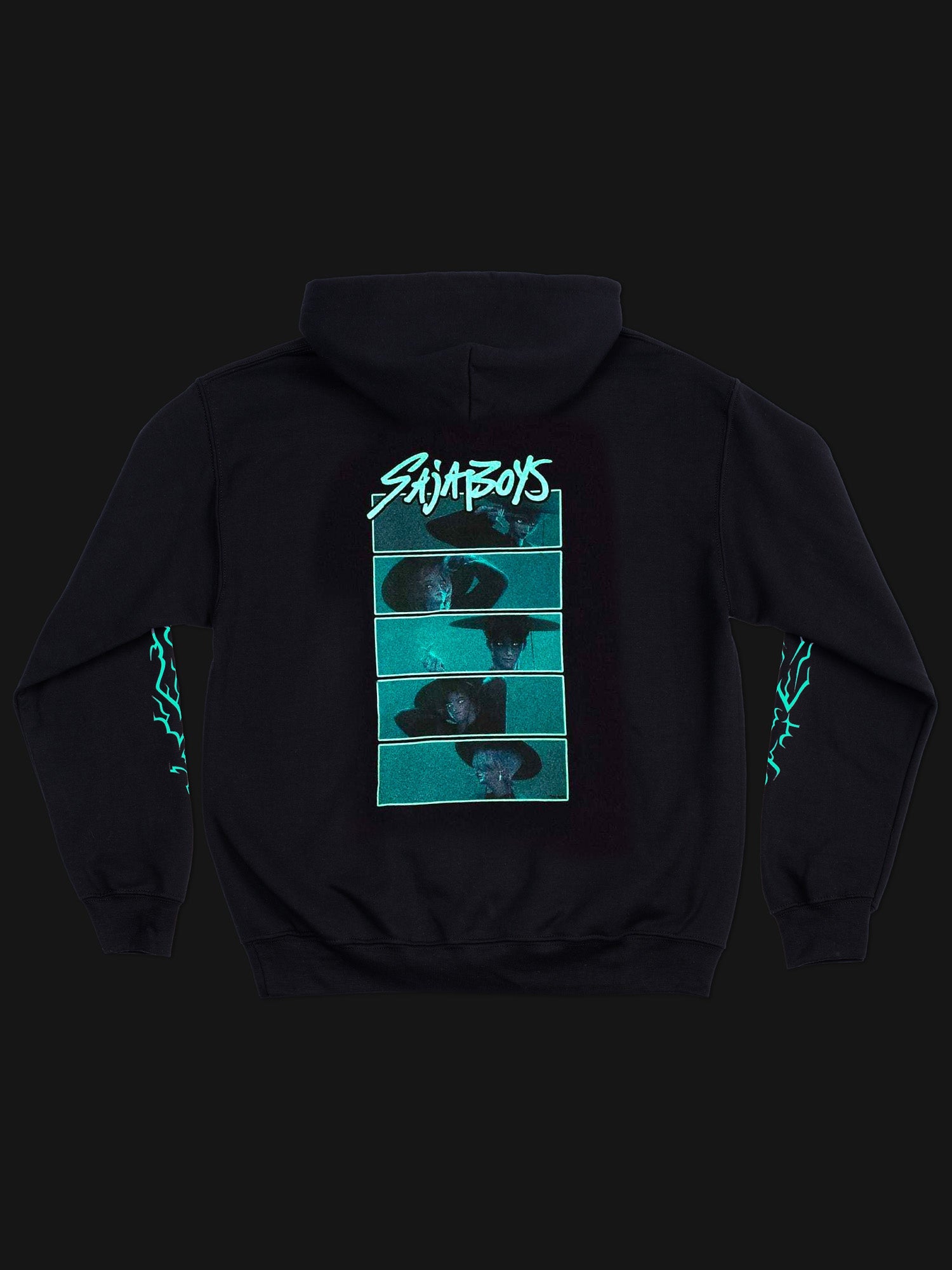 KPop Demon Hunters SAJA BOYS Glow in the Dark Adult Hoodie