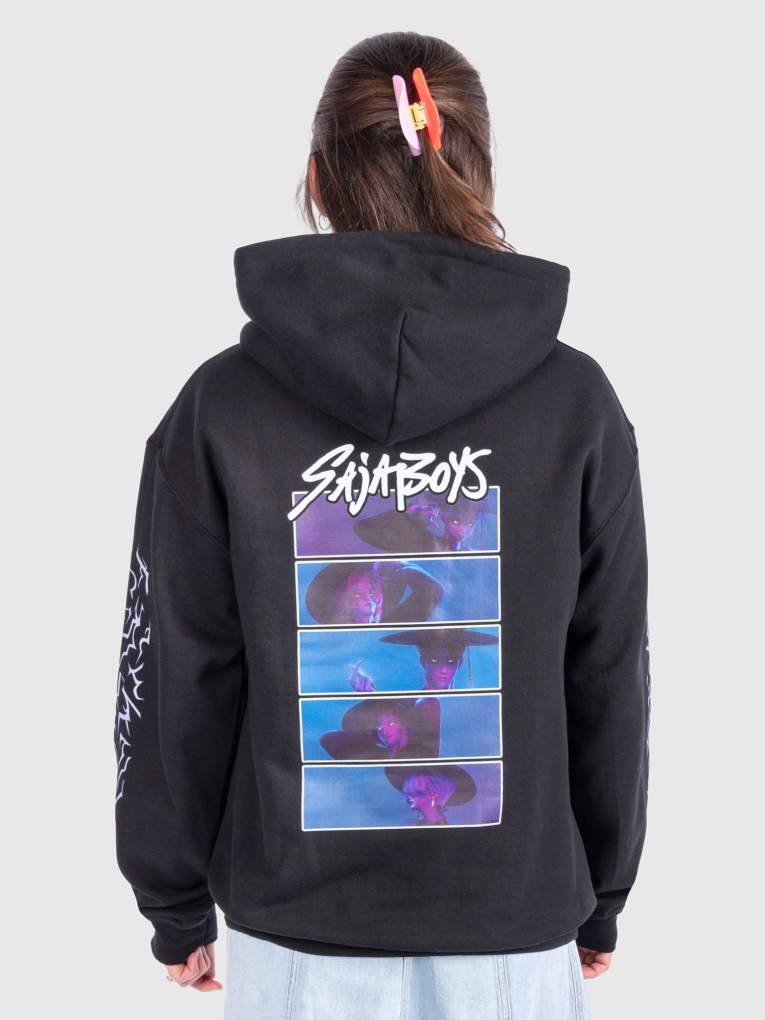 KPop Demon Hunters SAJA BOYS Glow in the Dark Adult Hoodie