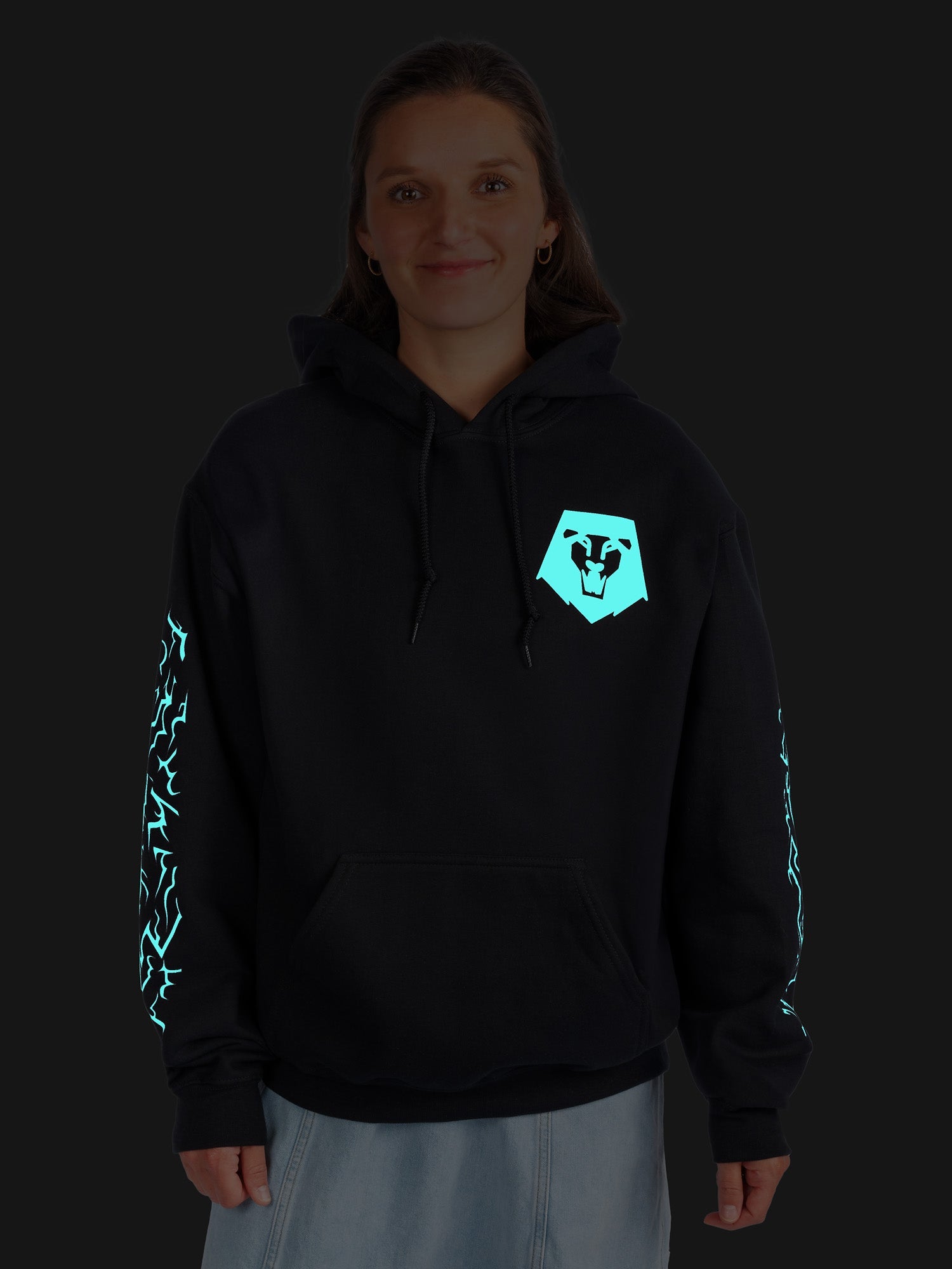 KPop Demon Hunters SAJA BOYS Glow in the Dark Adult Hoodie