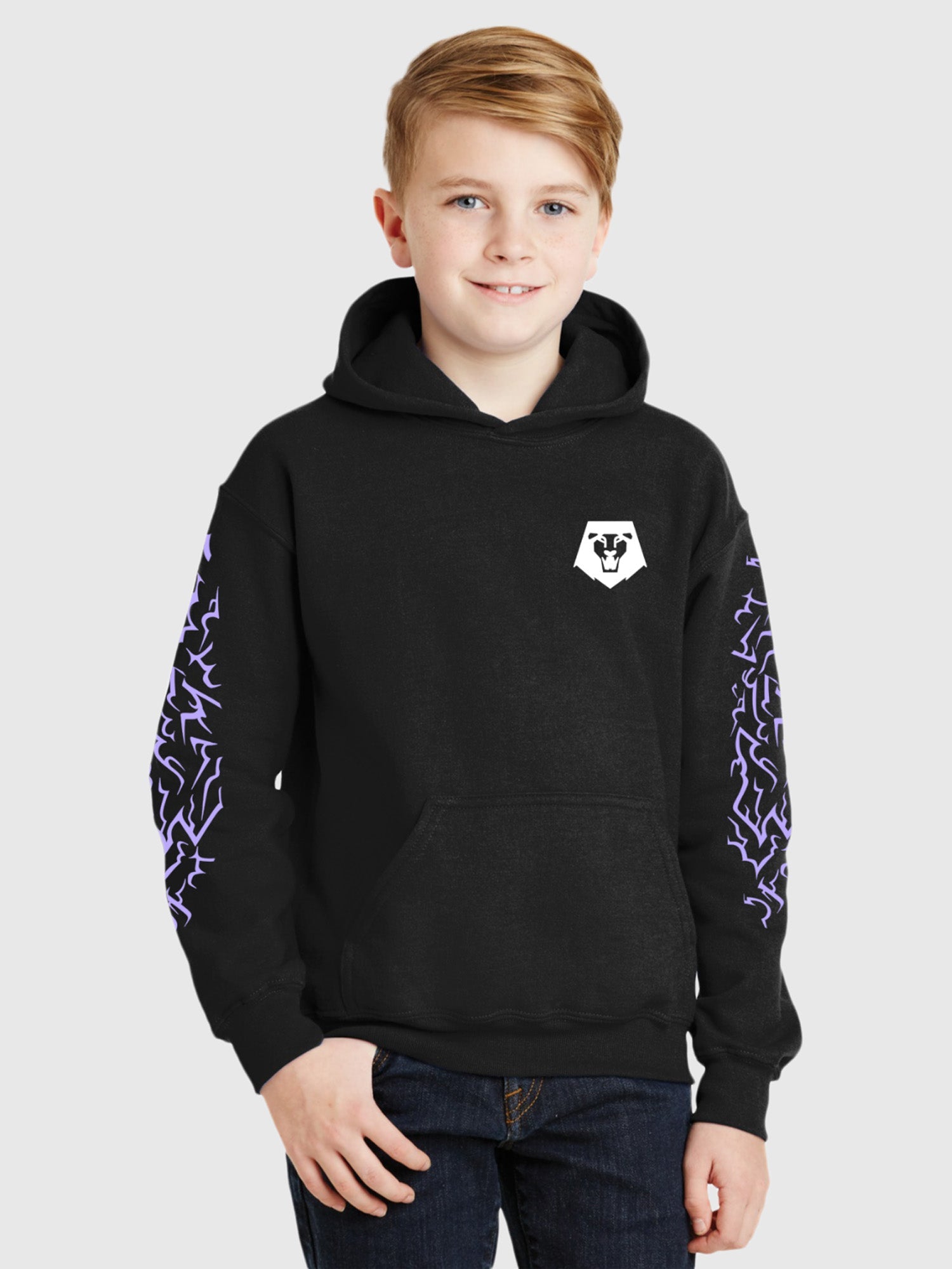 KPop Demon Hunters SAJA BOYS Glow in the Dark Kids Hoodie
